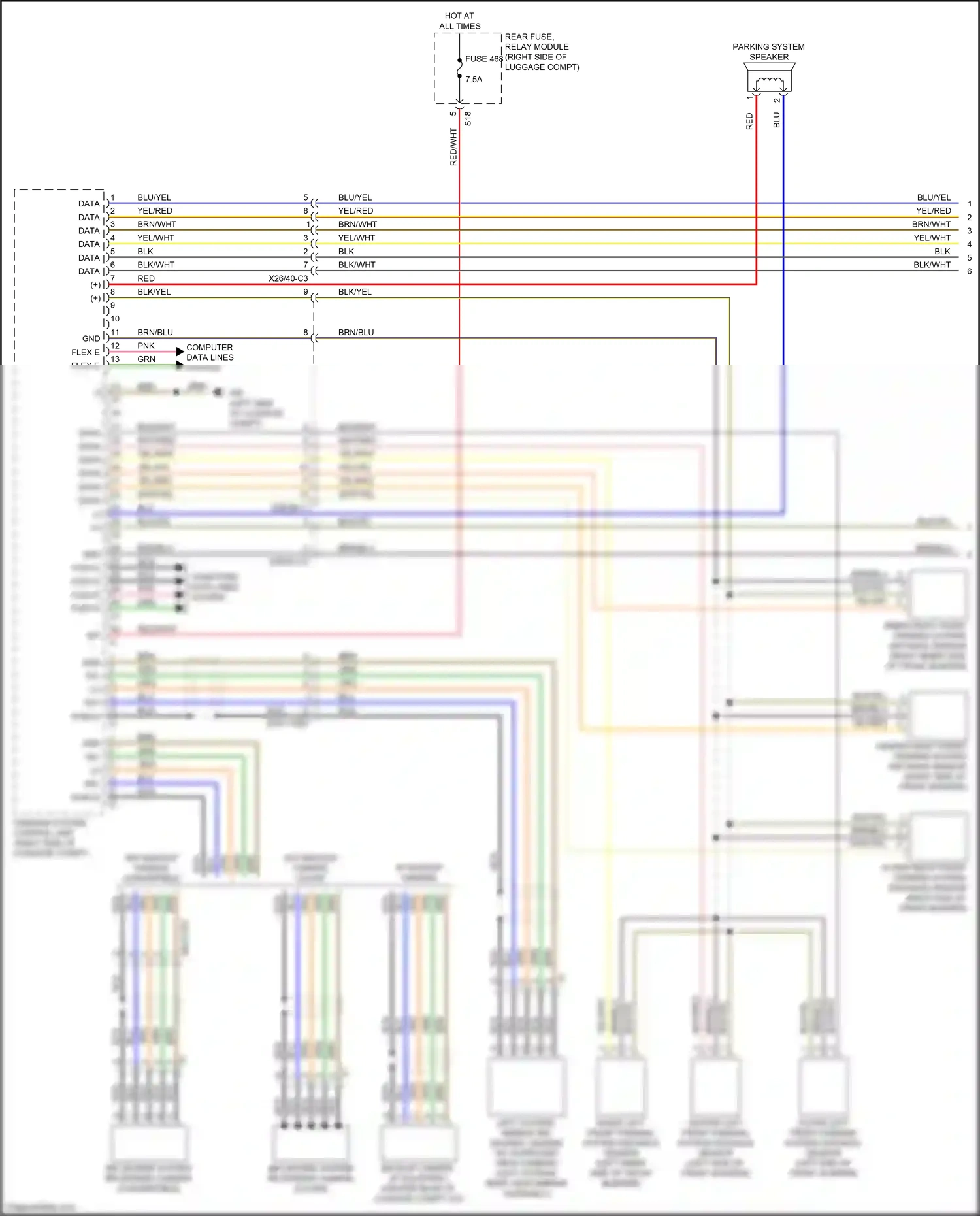 Wiring diagram flex-e bp for Mercedes-Benz E-class W213/S213/C238/A238 (2016-2021) (34 of 51)