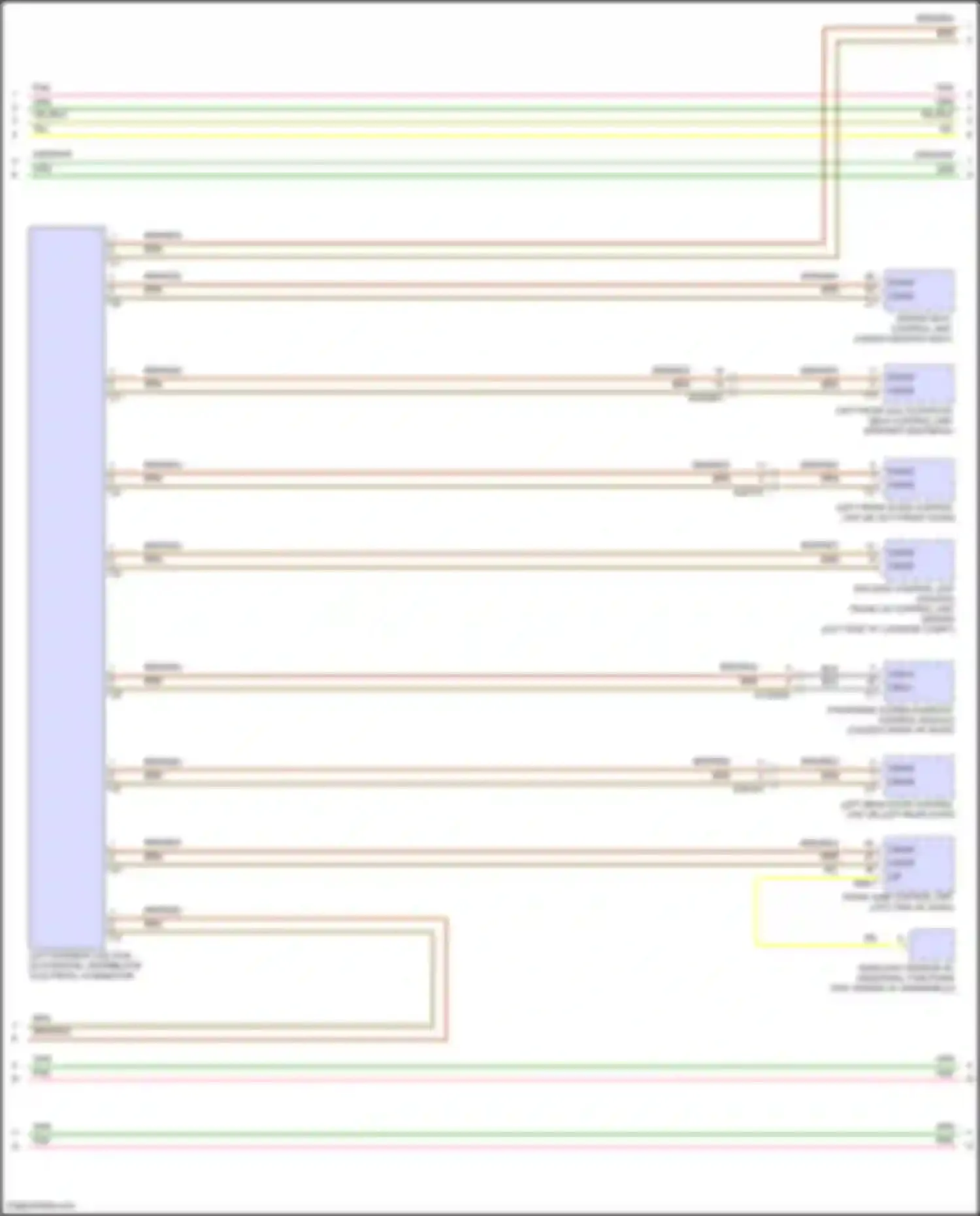 E-class Mercedes-Benz W214/S214 (2023-2024): High/low bus circuit (3 of 6)