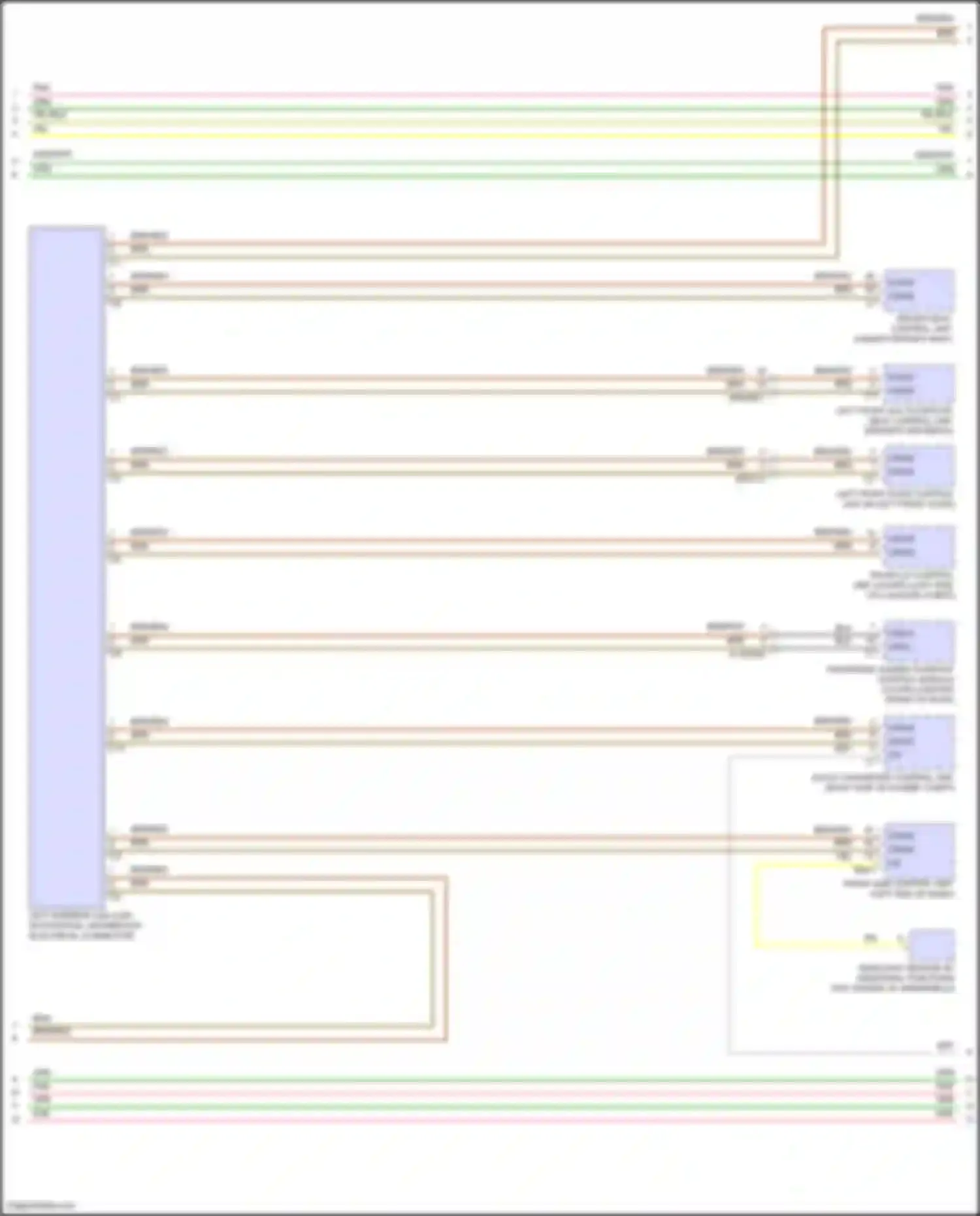 E-class Mercedes-Benz W214/S214 (2023-2024): High/low bus circuit, convertible (3 of 6)