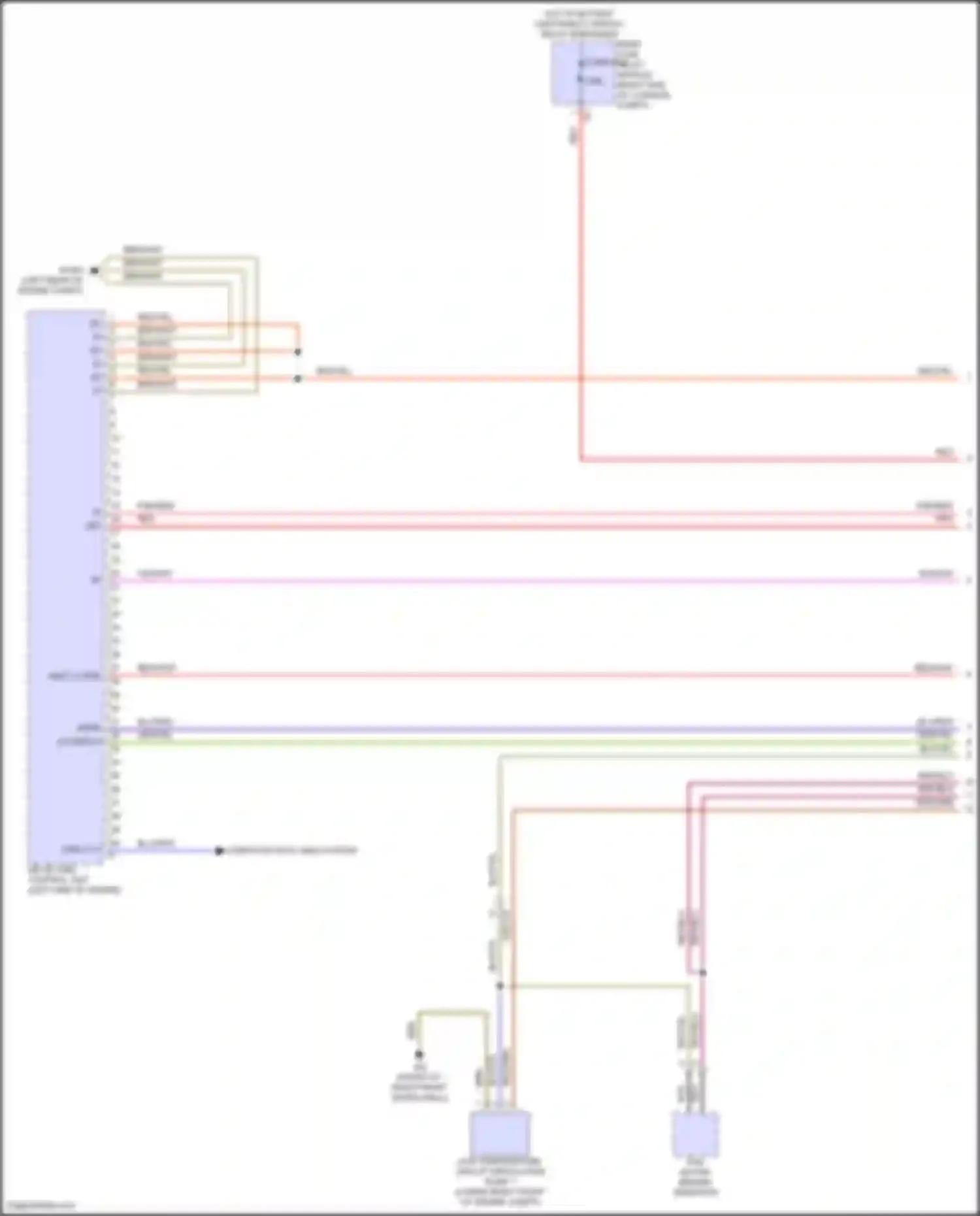 E-class Mercedes-Benz W214/S214 (2023-2024): Wiring diagram engine performance 2.0l turbo (1 of 8)