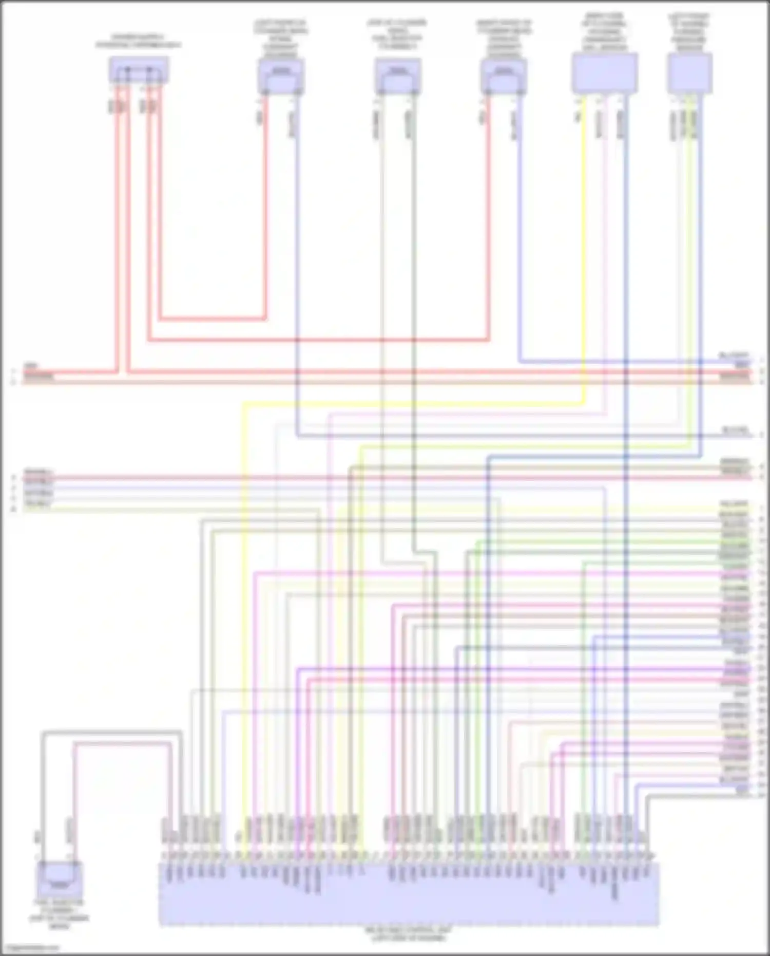 E-class Mercedes-Benz W214/S214 (2023-2024): Wiring diagram engine performance 2.0l turbo (5 of 8)