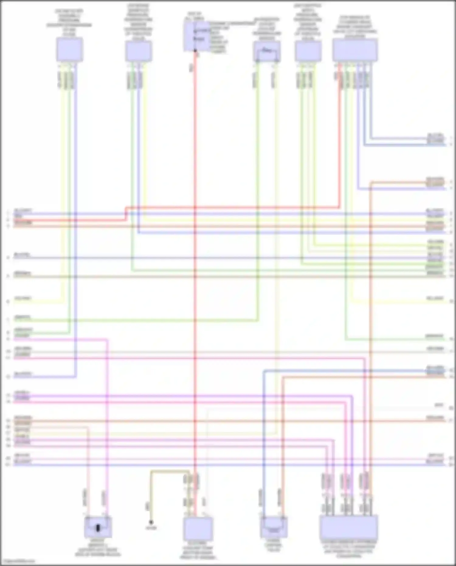 E-class Mercedes-Benz W214/S214 (2023-2024): Wiring diagram engine performance 2.0l turbo (7 of 8)