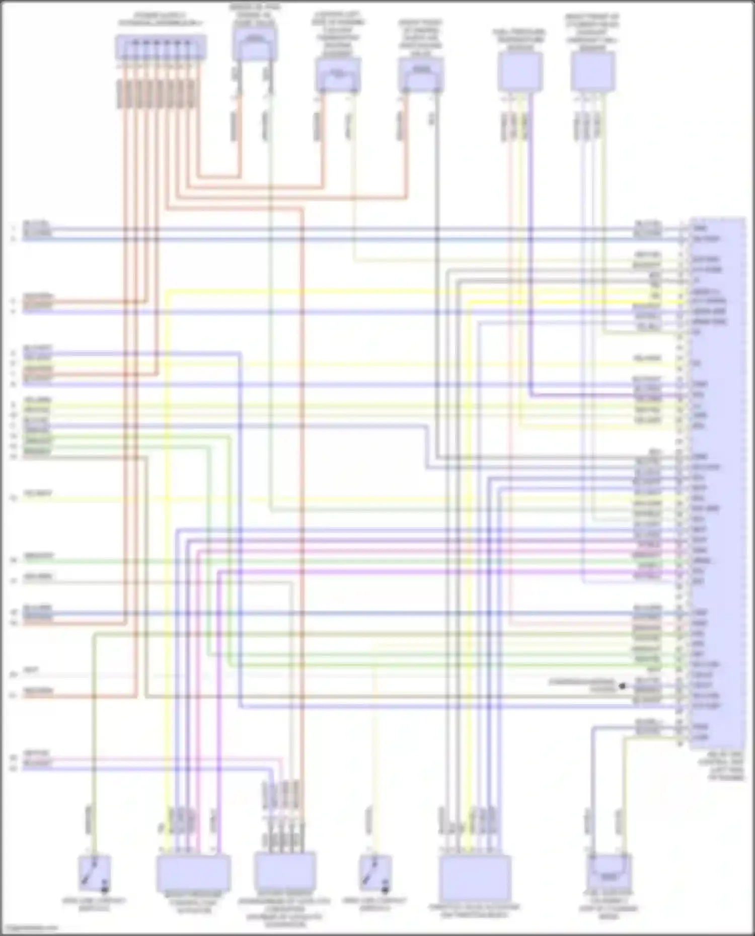 E-class Mercedes-Benz W214/S214 (2023-2024): Wiring diagram engine performance 2.0l turbo (8 of 8)