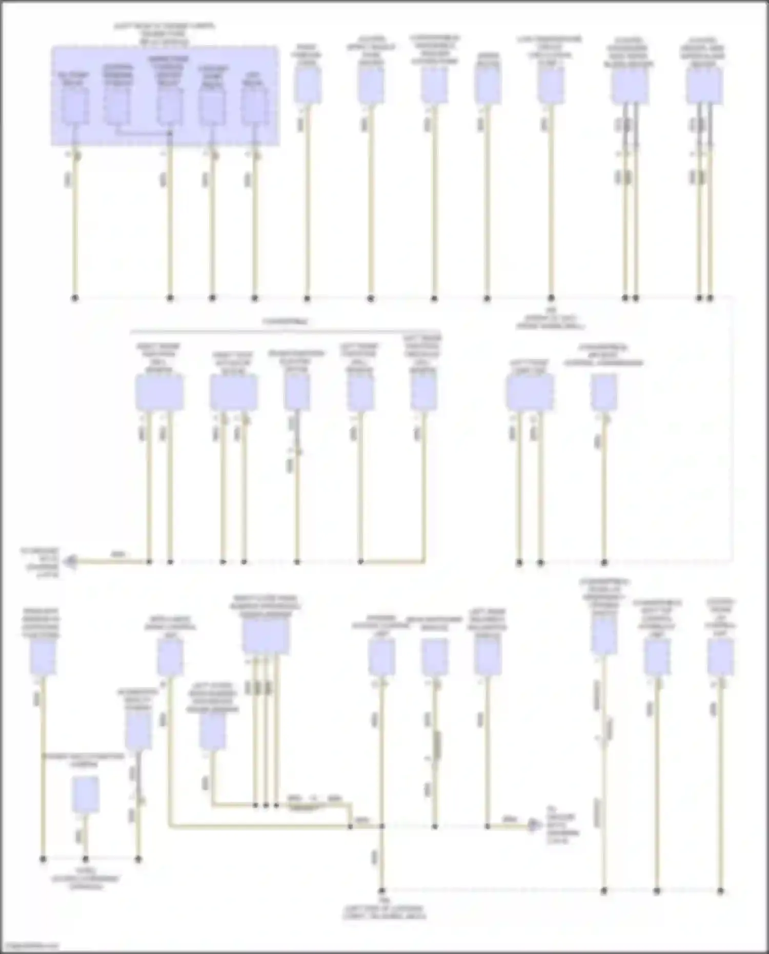 E-class Mercedes-Benz W214/S214 (2023-2024): Ground distribution circuit, coupe (3 of 6)