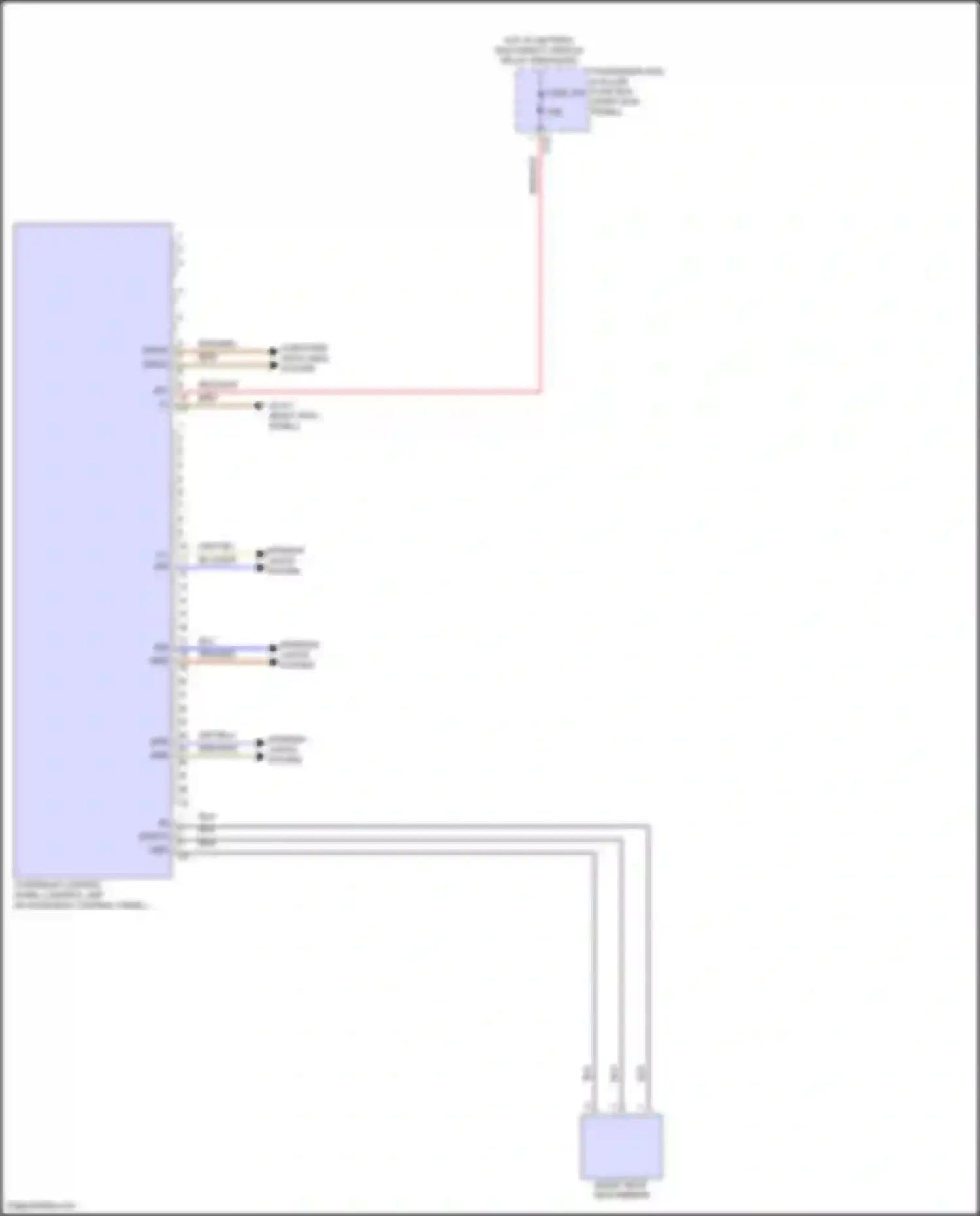 E-class Mercedes-Benz W214/S214 (2023-2024): Overhead console circuit, coupe