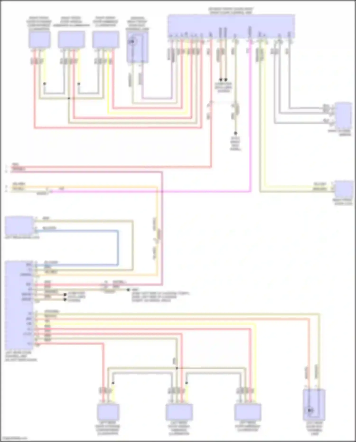 E-class Mercedes-Benz W214/S214 (2023-2024): Courtesy lamps circuit (6 of 6)