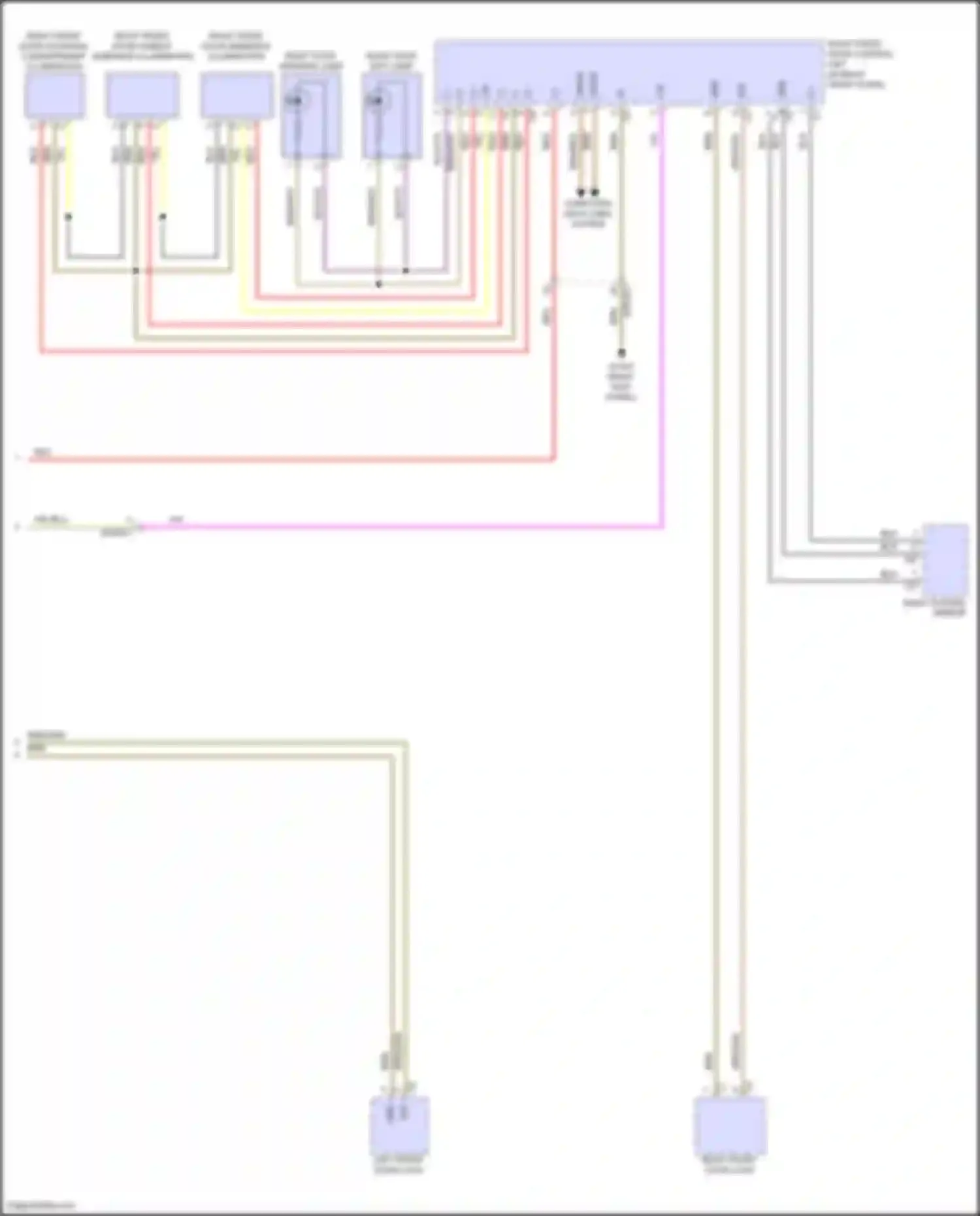 E-class Mercedes-Benz W214/S214 (2023-2024): Courtesy lamps circuit, convertible (6 of 6)