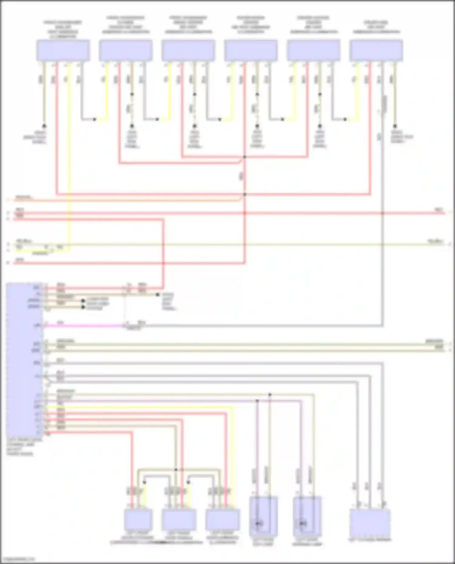 E-class Mercedes-Benz W214/S214 (2023-2024): Courtesy lamps circuit, coupe (5 of 6)