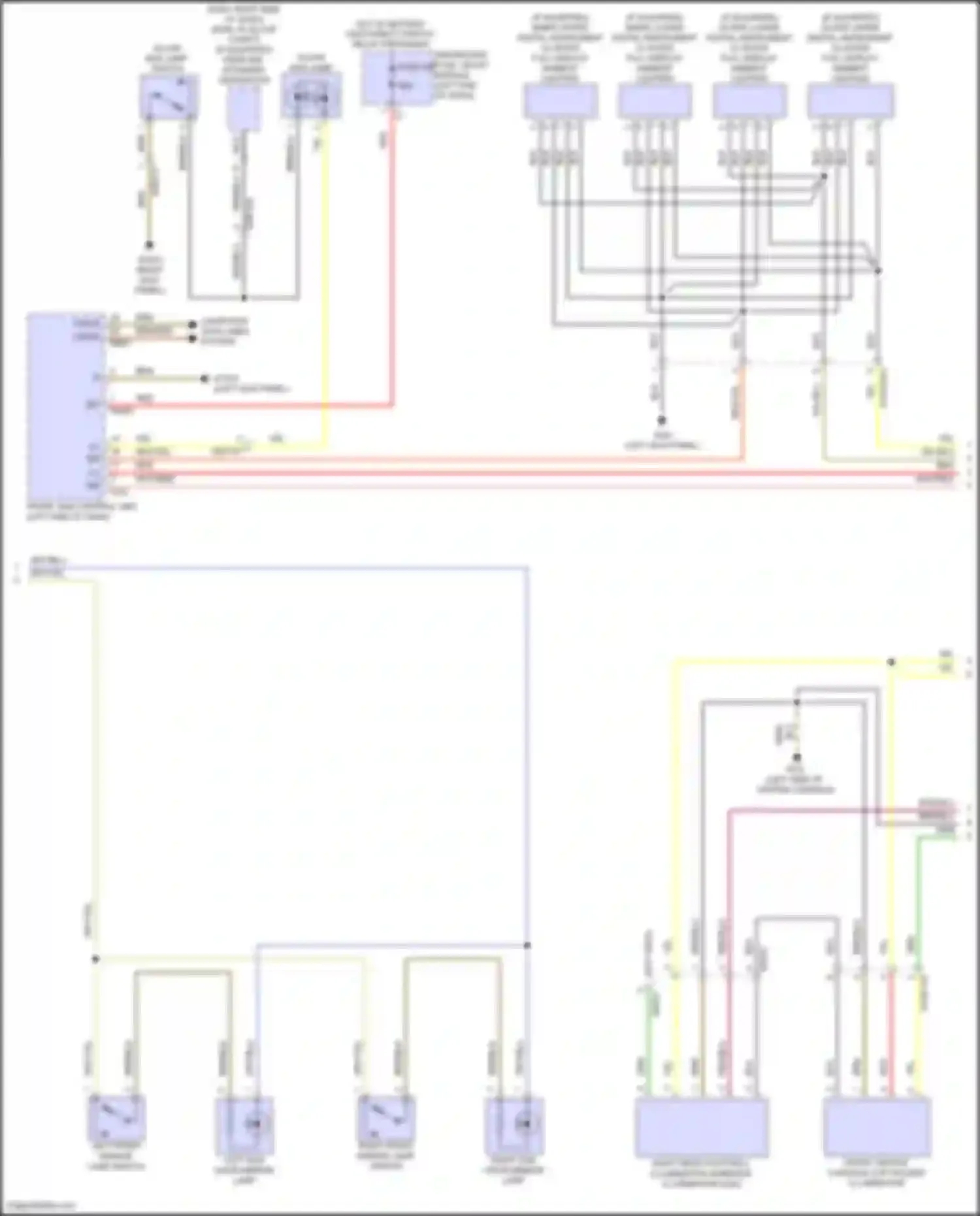 E-class Mercedes-Benz W214/S214 (2023-2024): Courtesy lamps circuit, wagon (2 of 6)