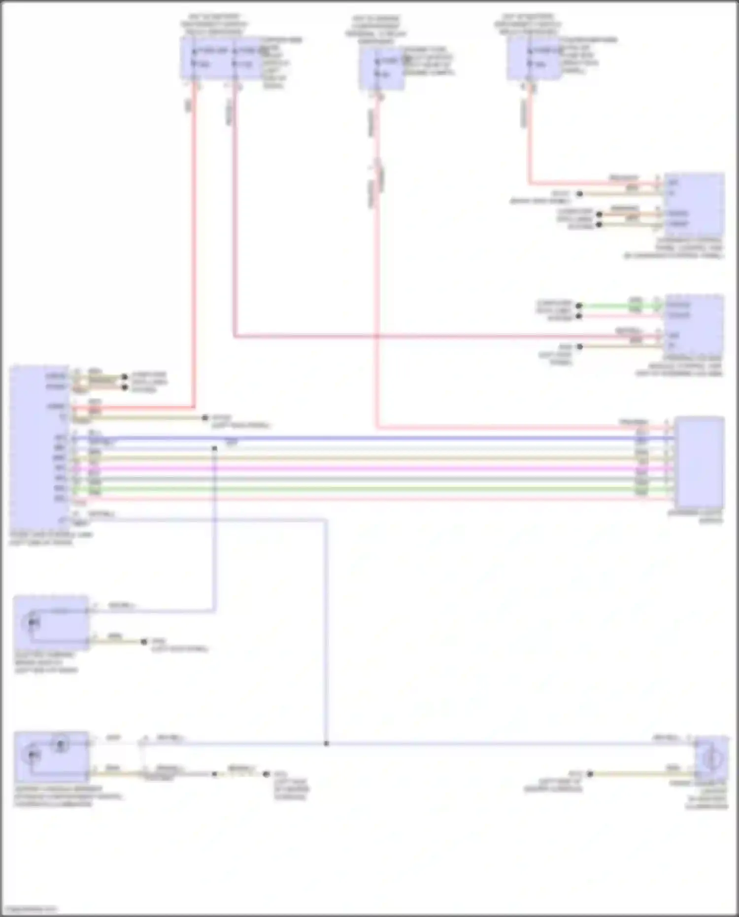 E-class Mercedes-Benz W214/S214 (2023-2024): Instrument illumination circuit (1 of 2)