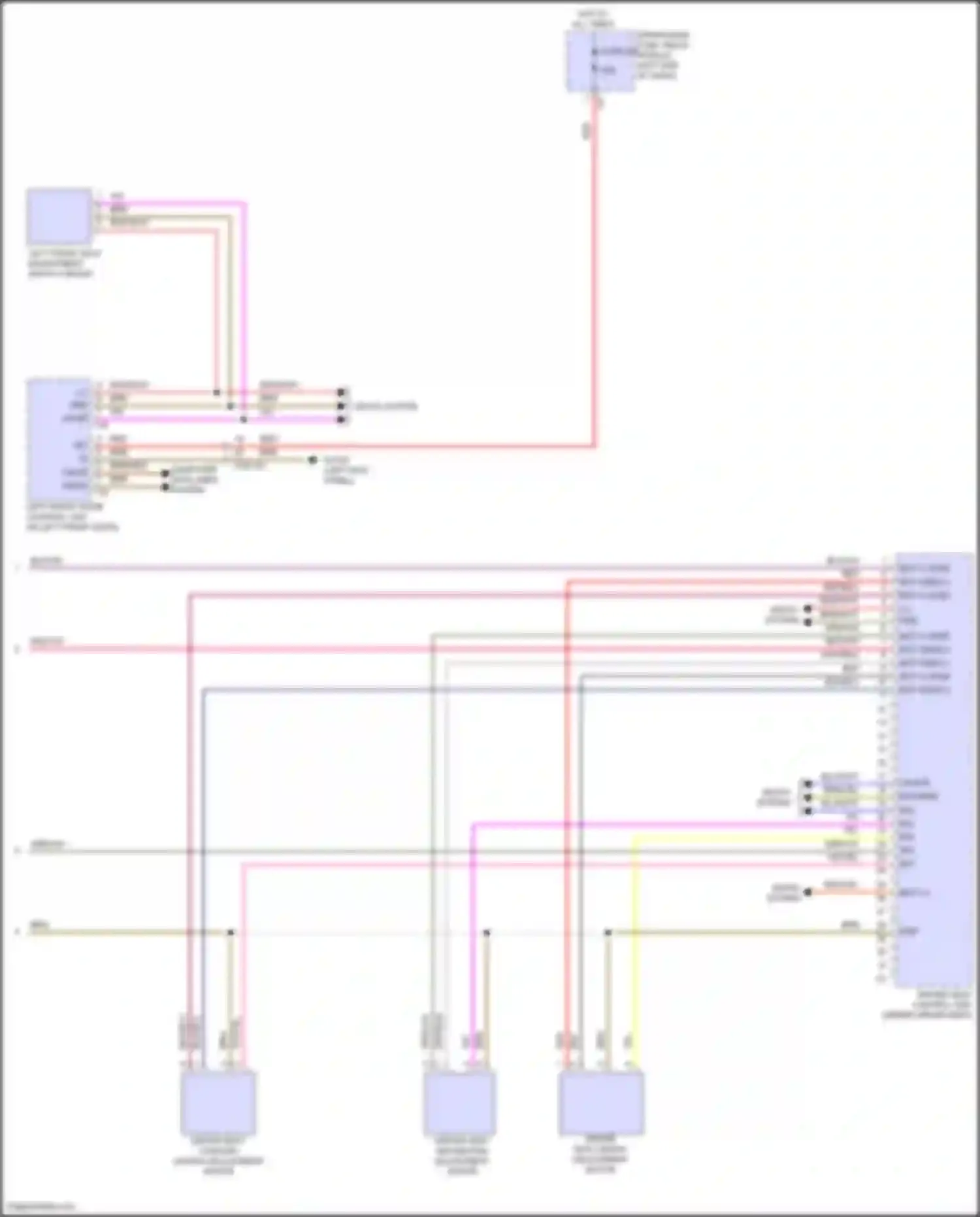 E-class Mercedes-Benz W214/S214 (2023-2024): Driver"s memory seat circuit (2 of 2)
