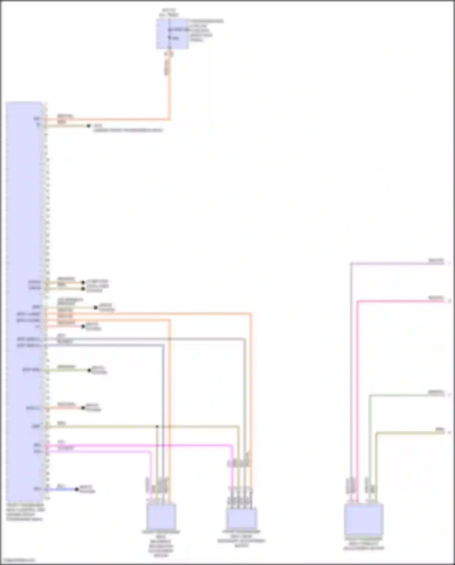 E-class Mercedes-Benz W214/S214 (2023-2024): Passenger"s memory seat circuit (1 of 2)