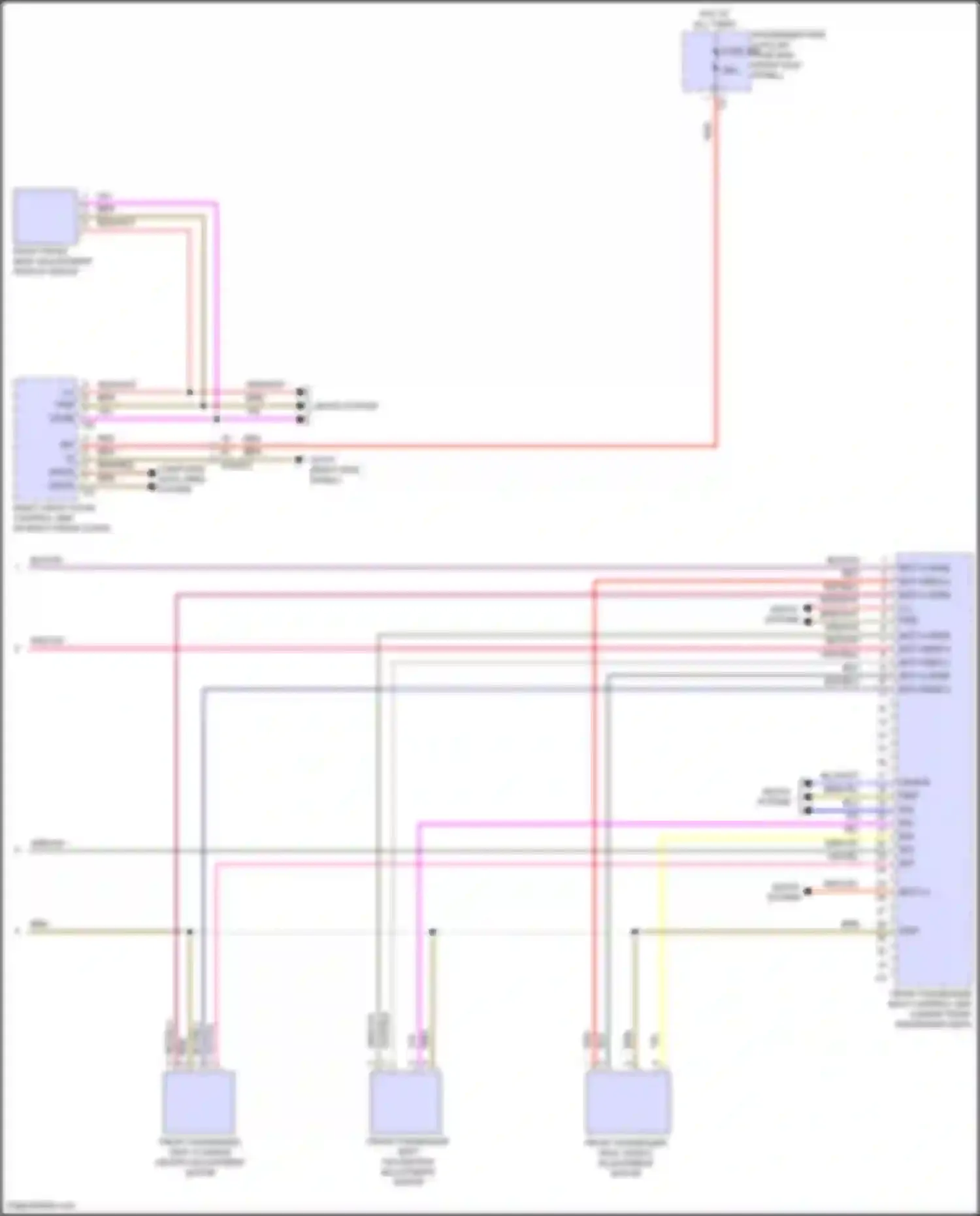 E-class Mercedes-Benz W214/S214 (2023-2024): Passenger"s memory seat circuit (2 of 2)