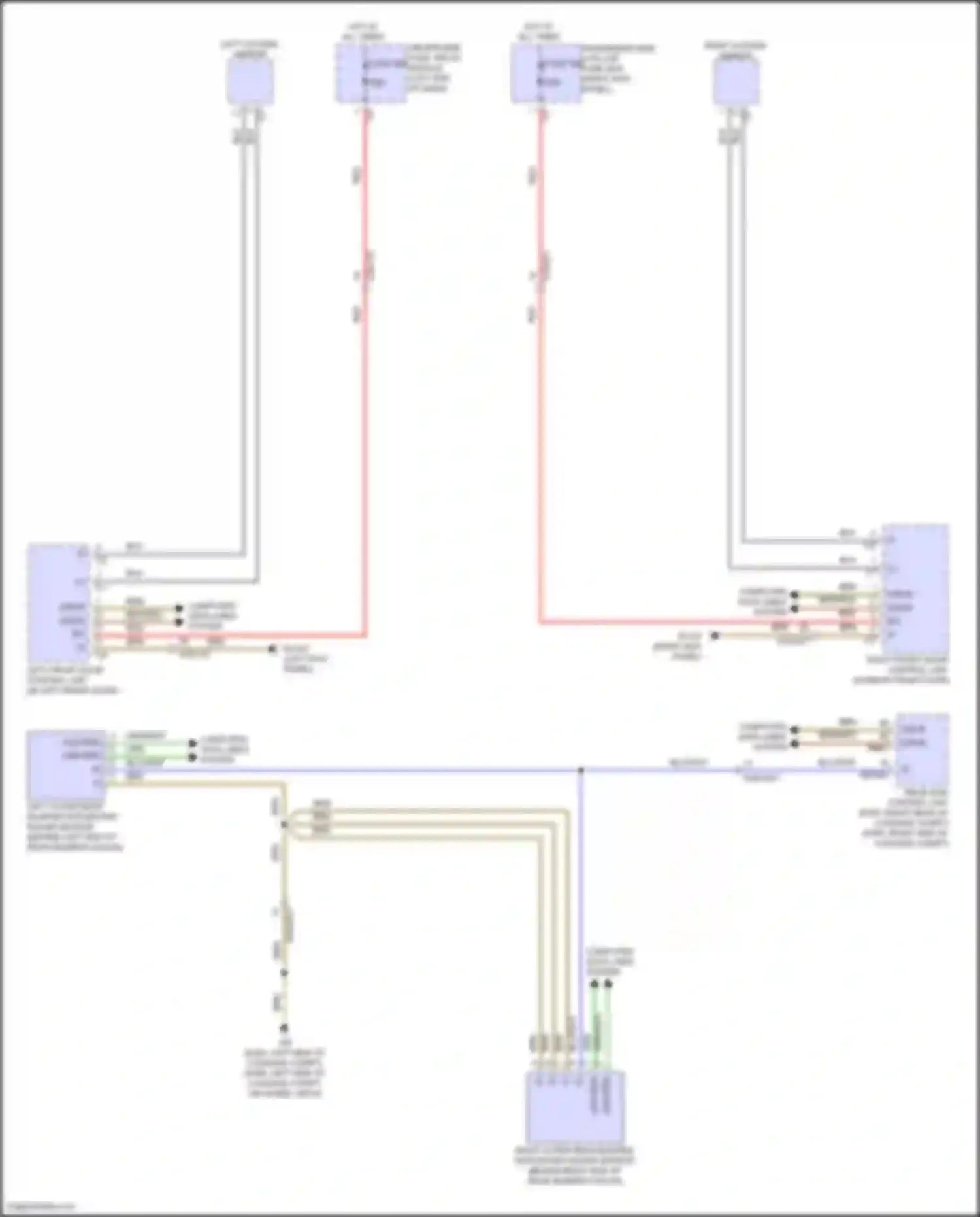 E-class Mercedes-Benz W214/S214 (2023-2024): Blind spot information system circuit