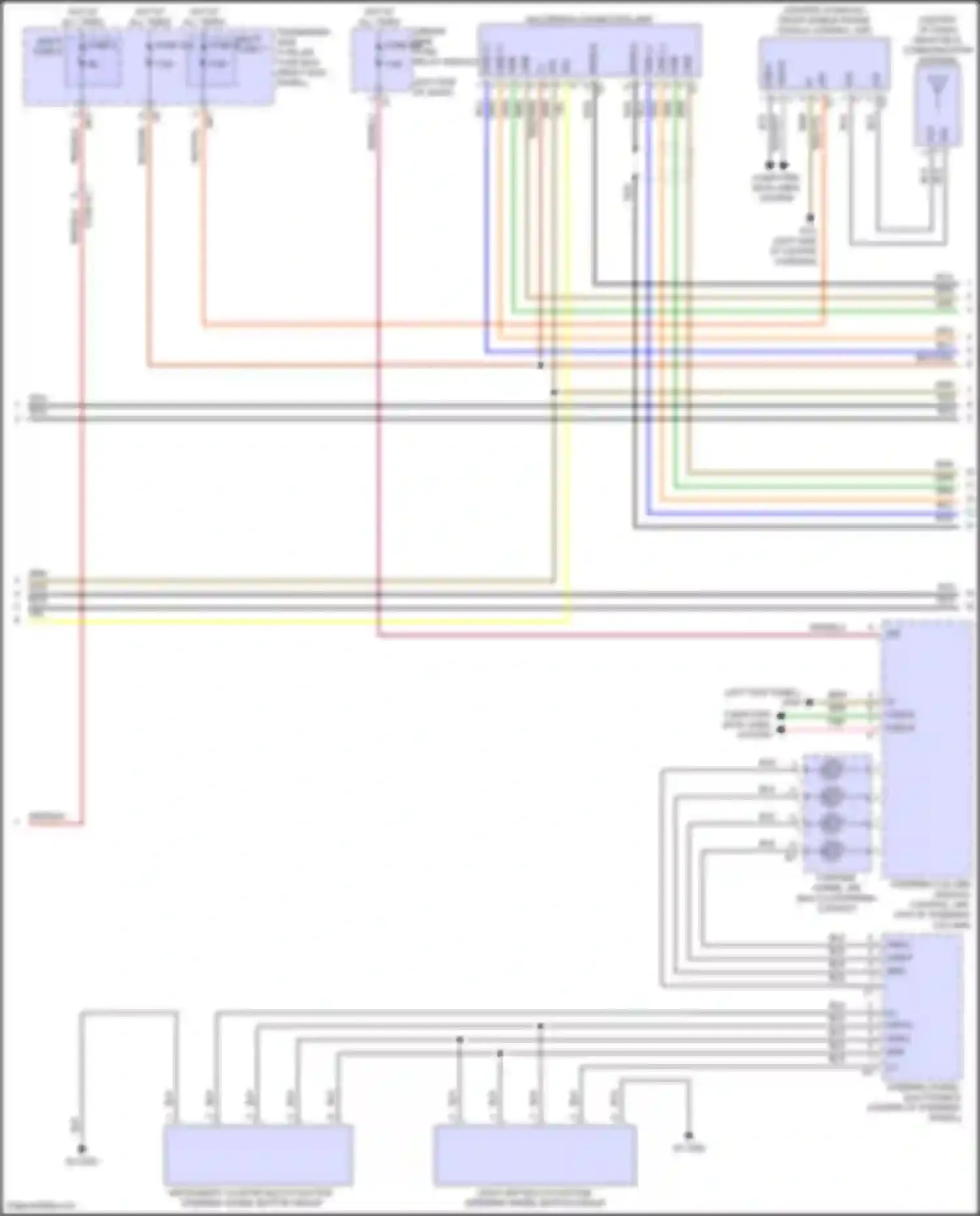 E-class Mercedes-Benz W214/S214 (2023-2024): Comand actuation circuit, convertible (3 of 4)