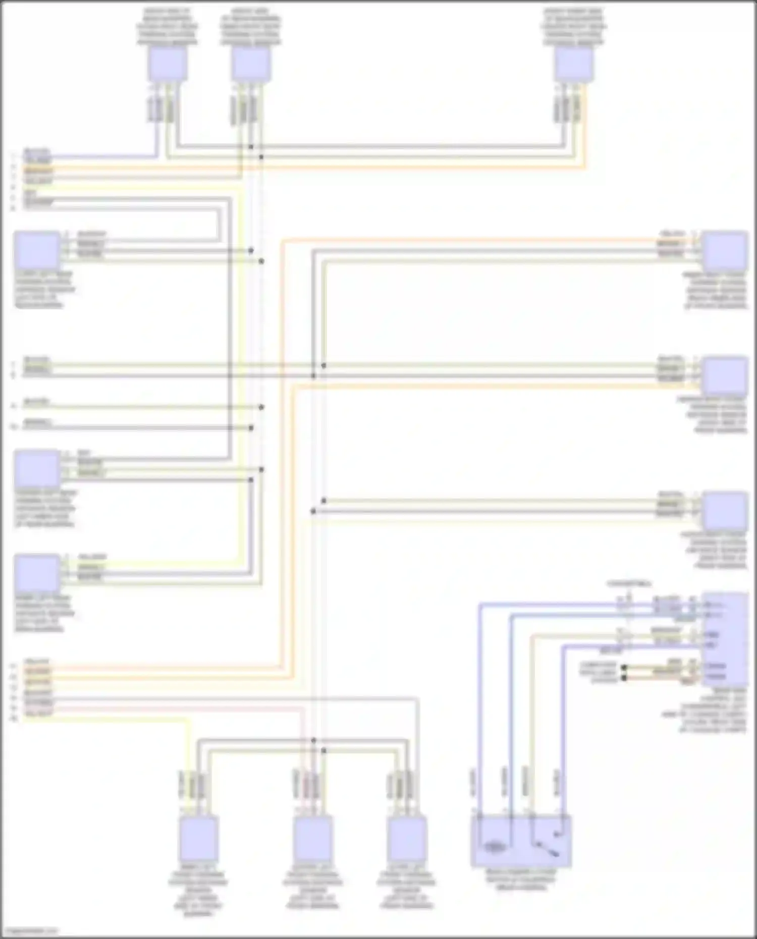 E-class Mercedes-Benz W214/S214 (2023-2024): Parktronic circuit, convertible (2 of 2)