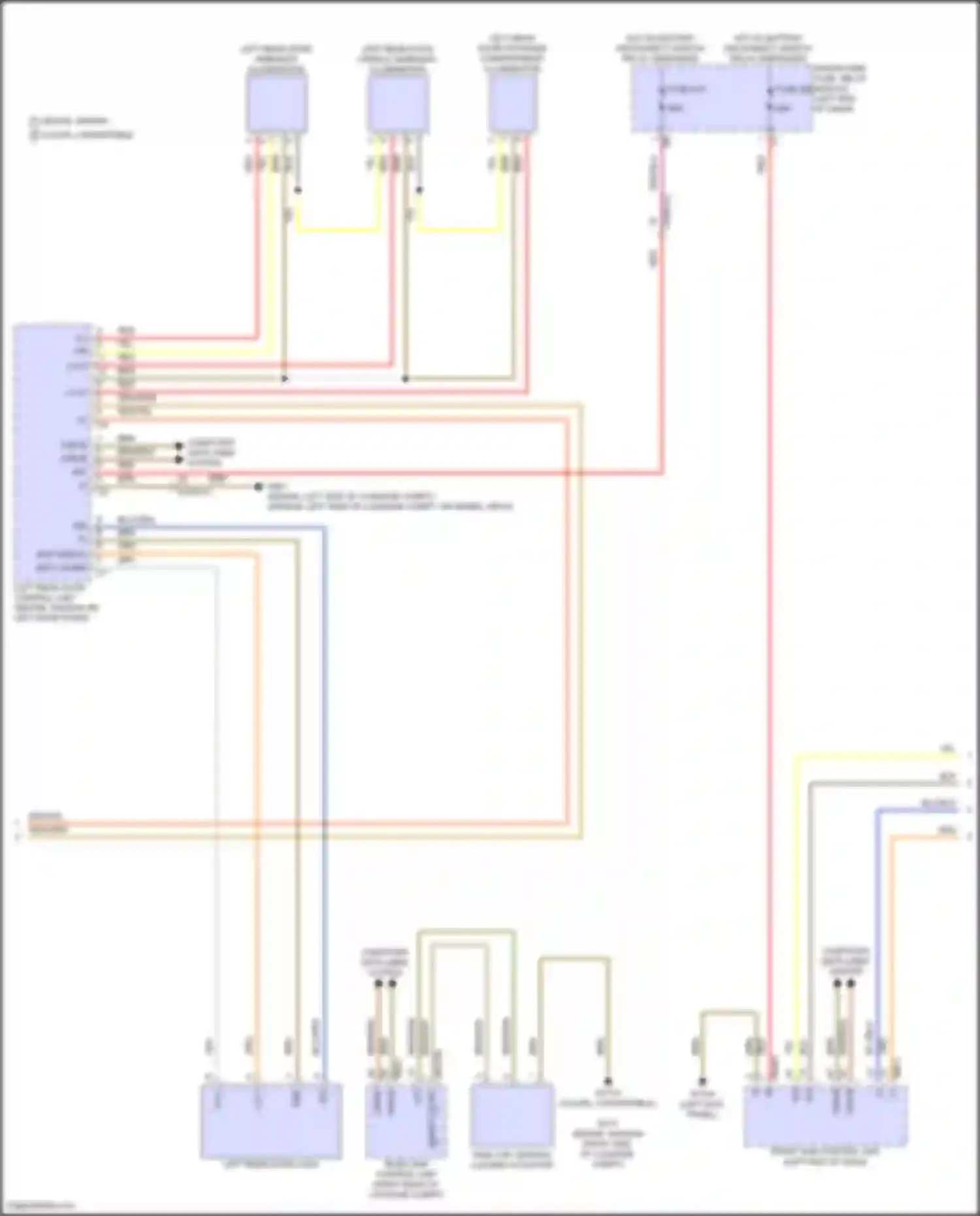 E-class Mercedes-Benz W214/S214 (2023-2024): Automatic door locks circuit (3 of 4)