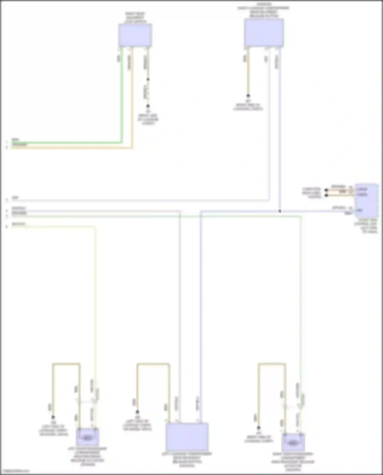 E-class Mercedes-Benz W214/S214 (2023-2024): Rear head restraint circuit (2 of 2)