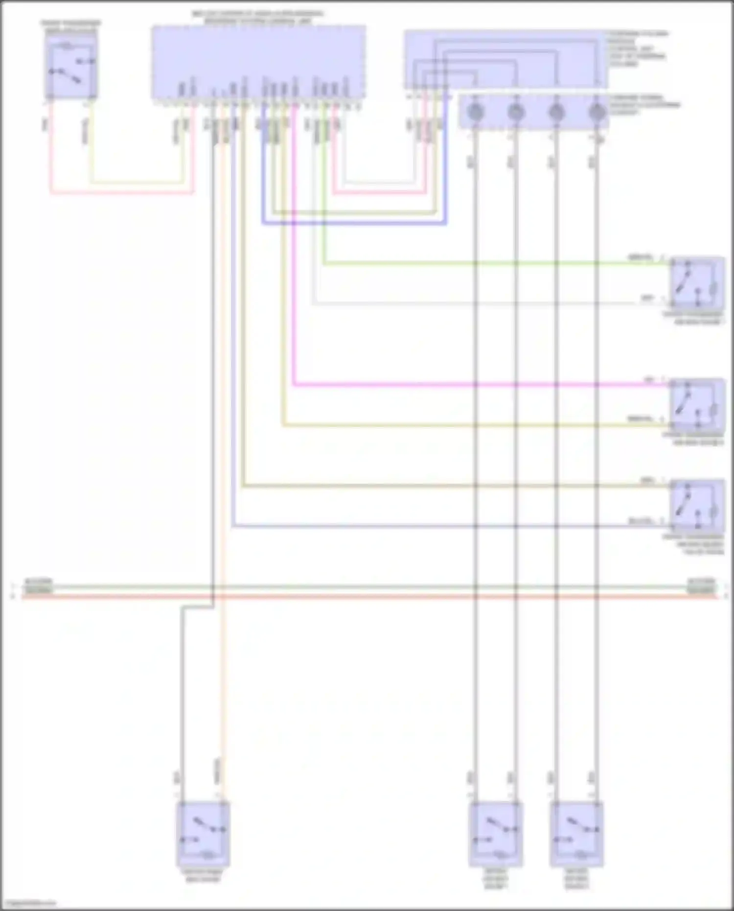 E-class Mercedes-Benz W214/S214 (2023-2024): Supplemental restraint circuit (3 of 5)