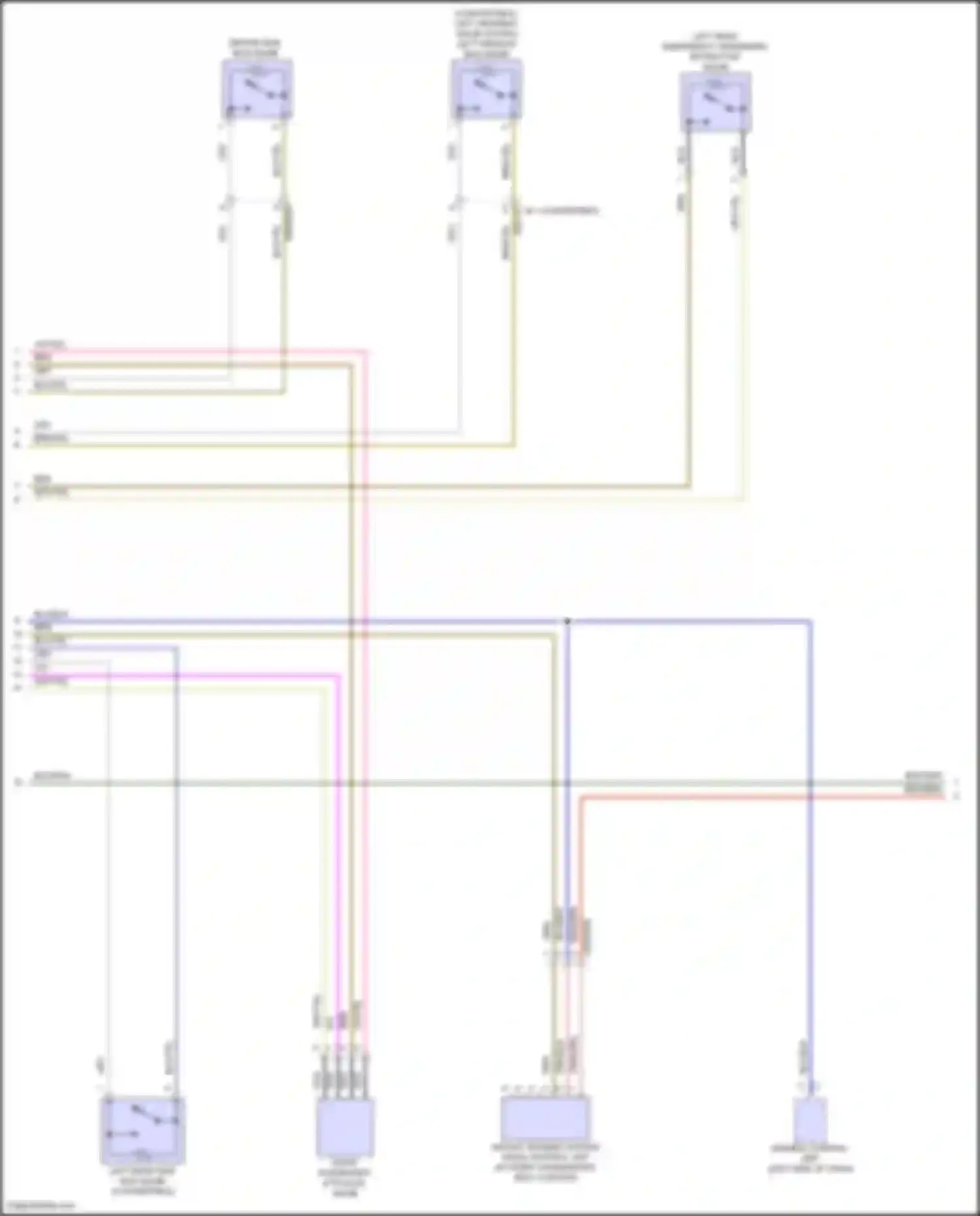 E-class Mercedes-Benz W214/S214 (2023-2024): Supplemental restraint circuit, convertible (2 of 5)