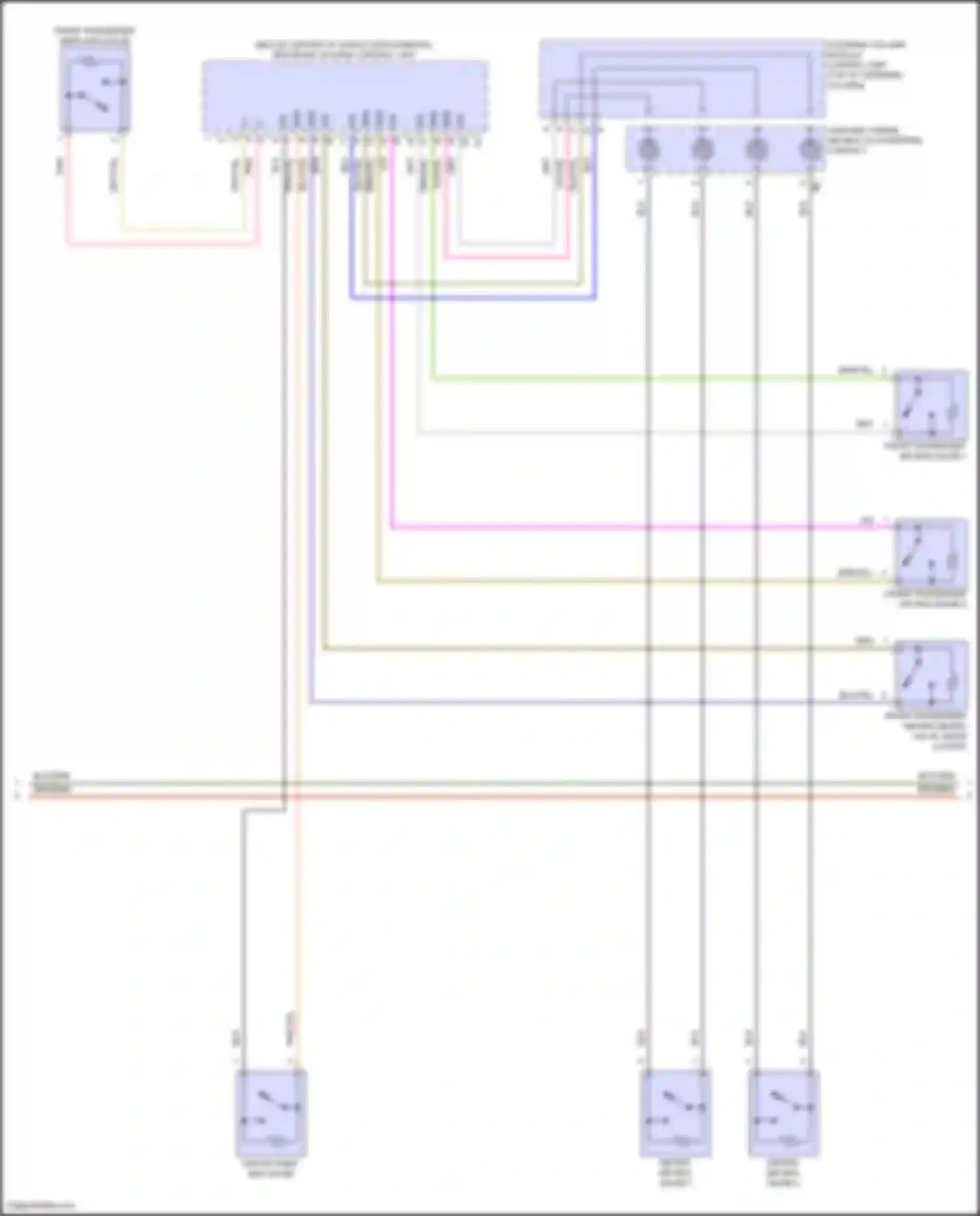 E-class Mercedes-Benz W214/S214 (2023-2024): Supplemental restraint circuit, convertible (3 of 5)