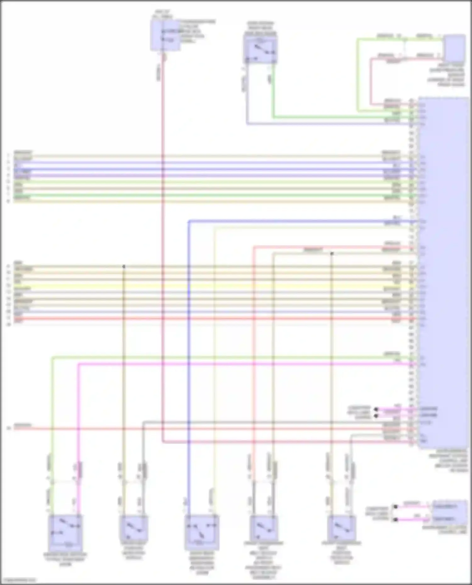 E-class Mercedes-Benz W214/S214 (2023-2024): Supplemental restraint circuit, wagon (5 of 5)