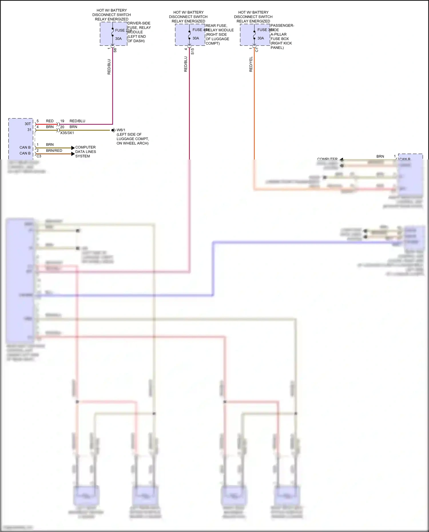 Wiring diagram computer data lines system for Mercedes-Benz E-class W214/S214 (2023-2024) (120 of 275)