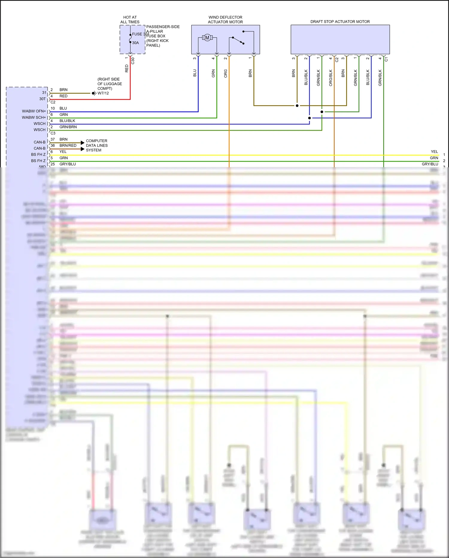 Wiring diagram computer data lines system for Mercedes-Benz E-class W214/S214 (2023-2024) (82 of 275)