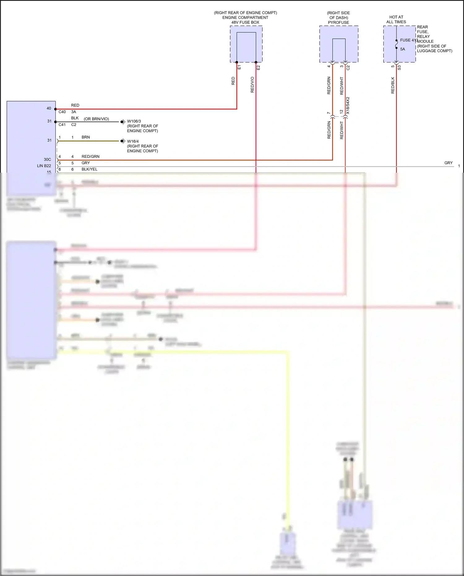 Wiring diagram computer data lines system for Mercedes-Benz E-class W214/S214 (2023-2024) (191 of 275)