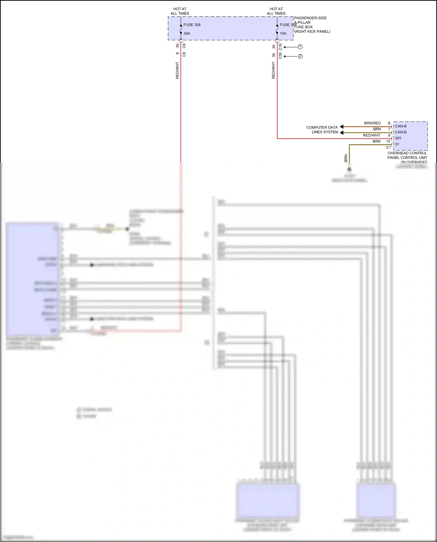 Wiring diagram computer data lines system for Mercedes-Benz E-class W214/S214 (2023-2024) (9 of 275)