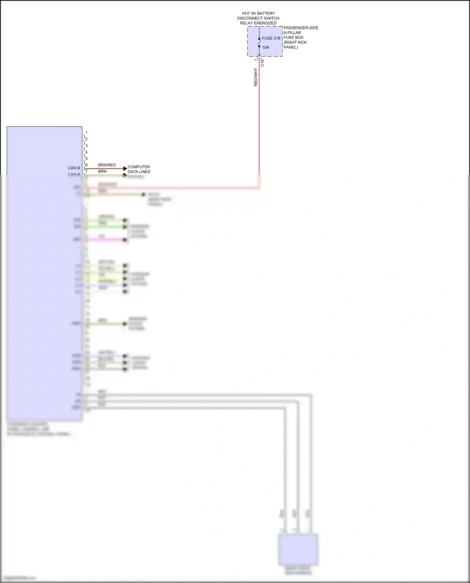 Wiring diagram computer data lines system for Mercedes-Benz E-class W214/S214 (2023-2024) (27 of 275)