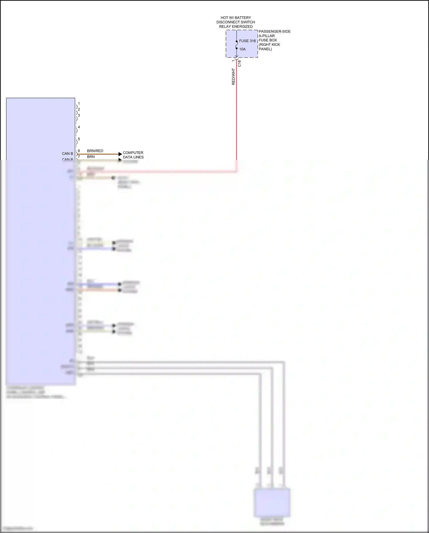 Wiring diagram computer data lines system for Mercedes-Benz E-class W214/S214 (2023-2024) (98 of 275)