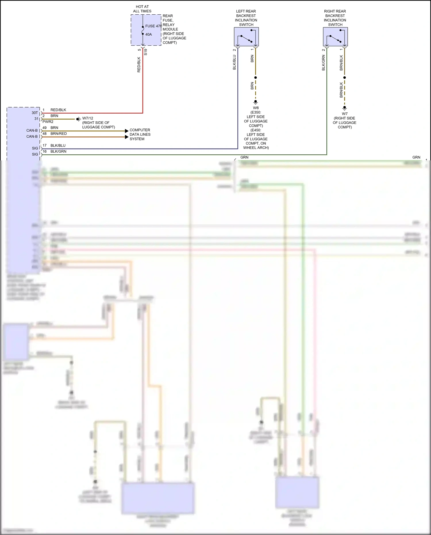 Wiring diagram computer data lines system for Mercedes-Benz E-class W214/S214 (2023-2024) (38 of 275)