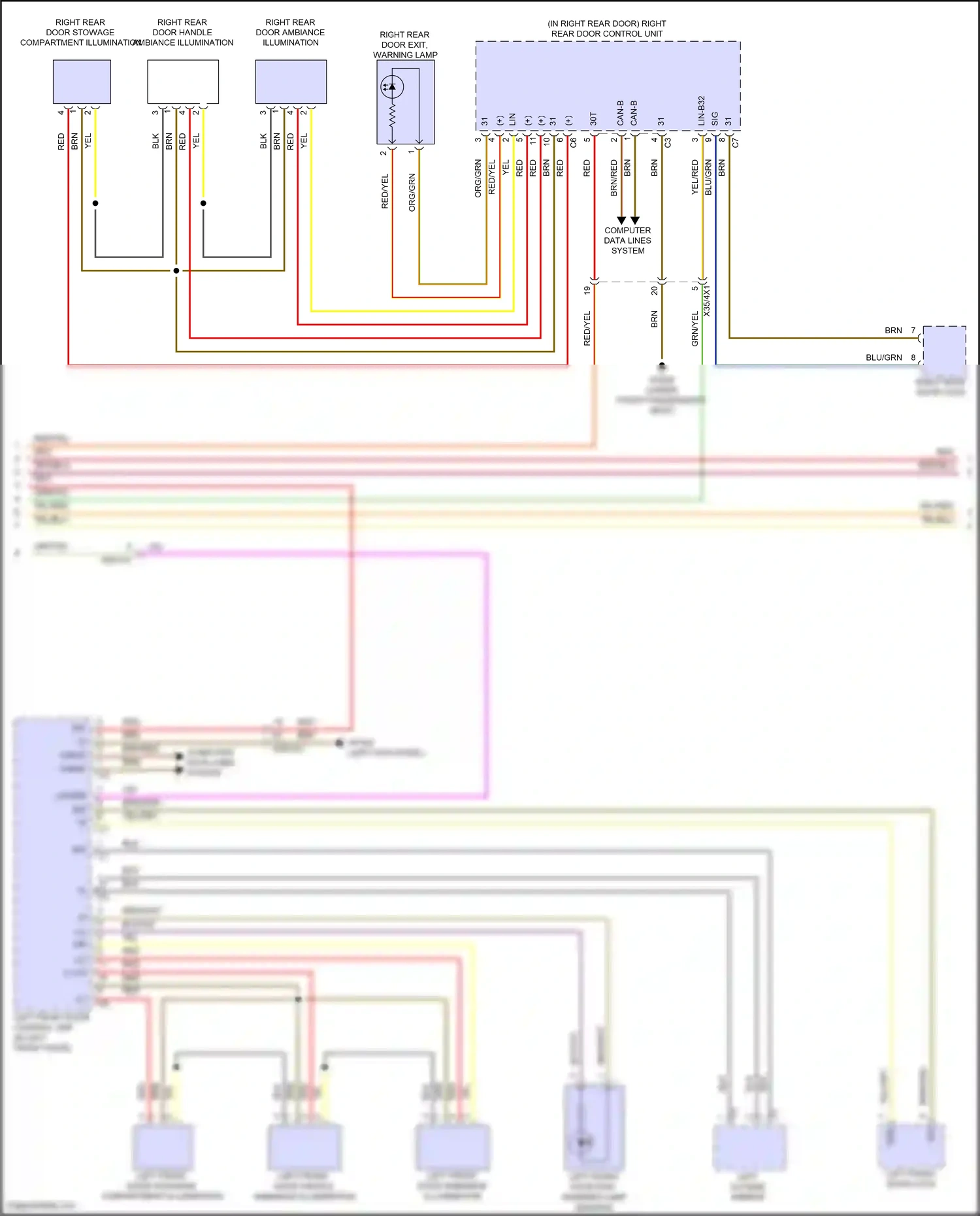 Wiring diagram computer data lines system for Mercedes-Benz E-class W214/S214 (2023-2024) (15 of 275)