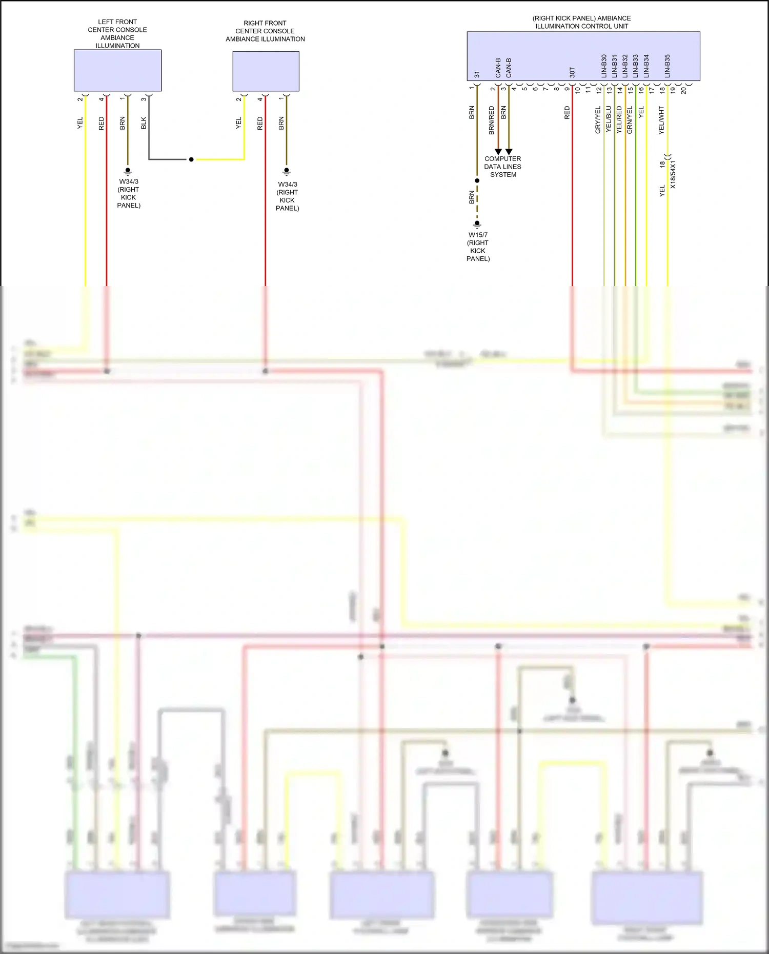 Wiring diagram computer data lines system for Mercedes-Benz E-class W214/S214 (2023-2024) (14 of 275)
