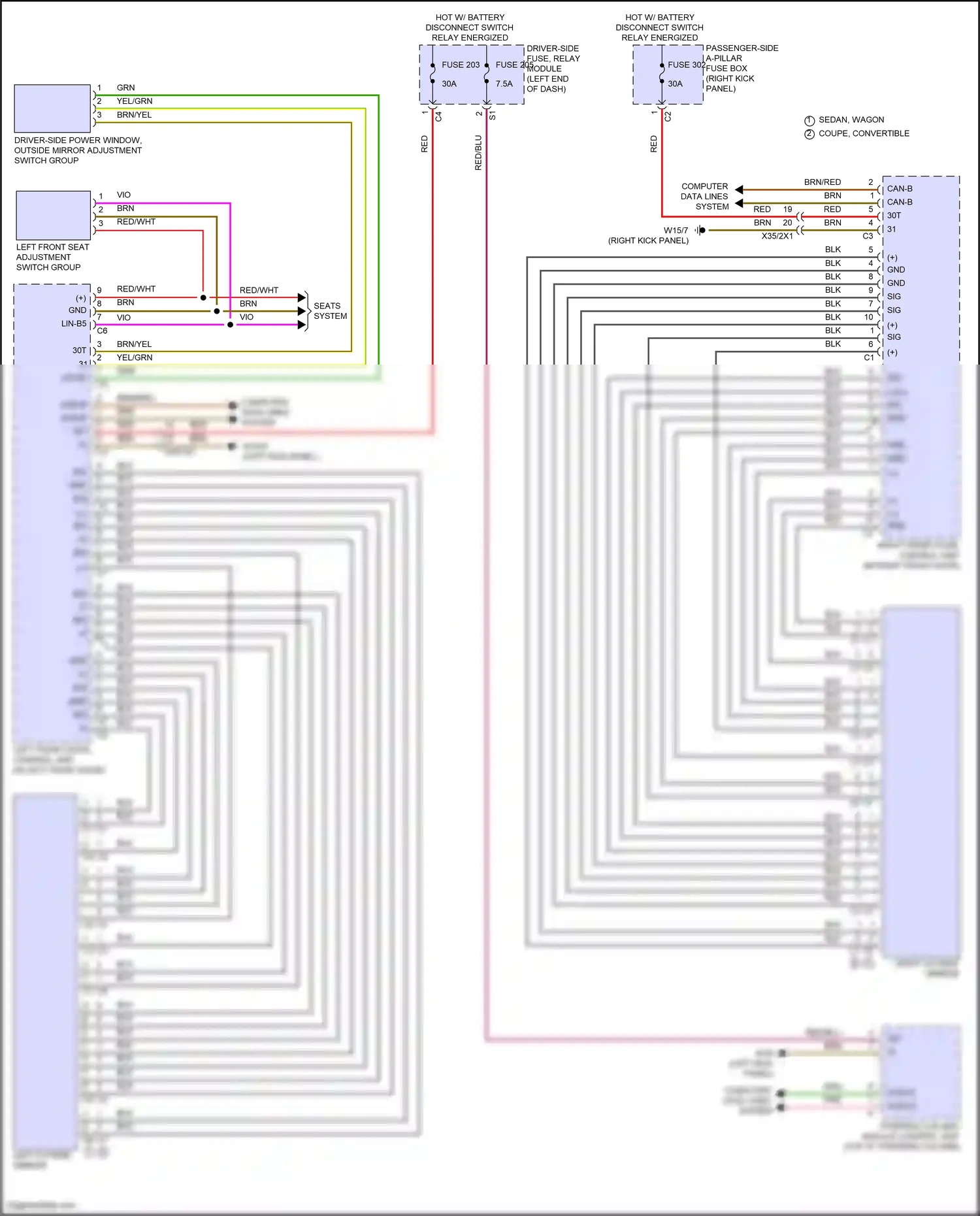 Wiring diagram computer data lines system for Mercedes-Benz E-class W214/S214 (2023-2024) (65 of 275)