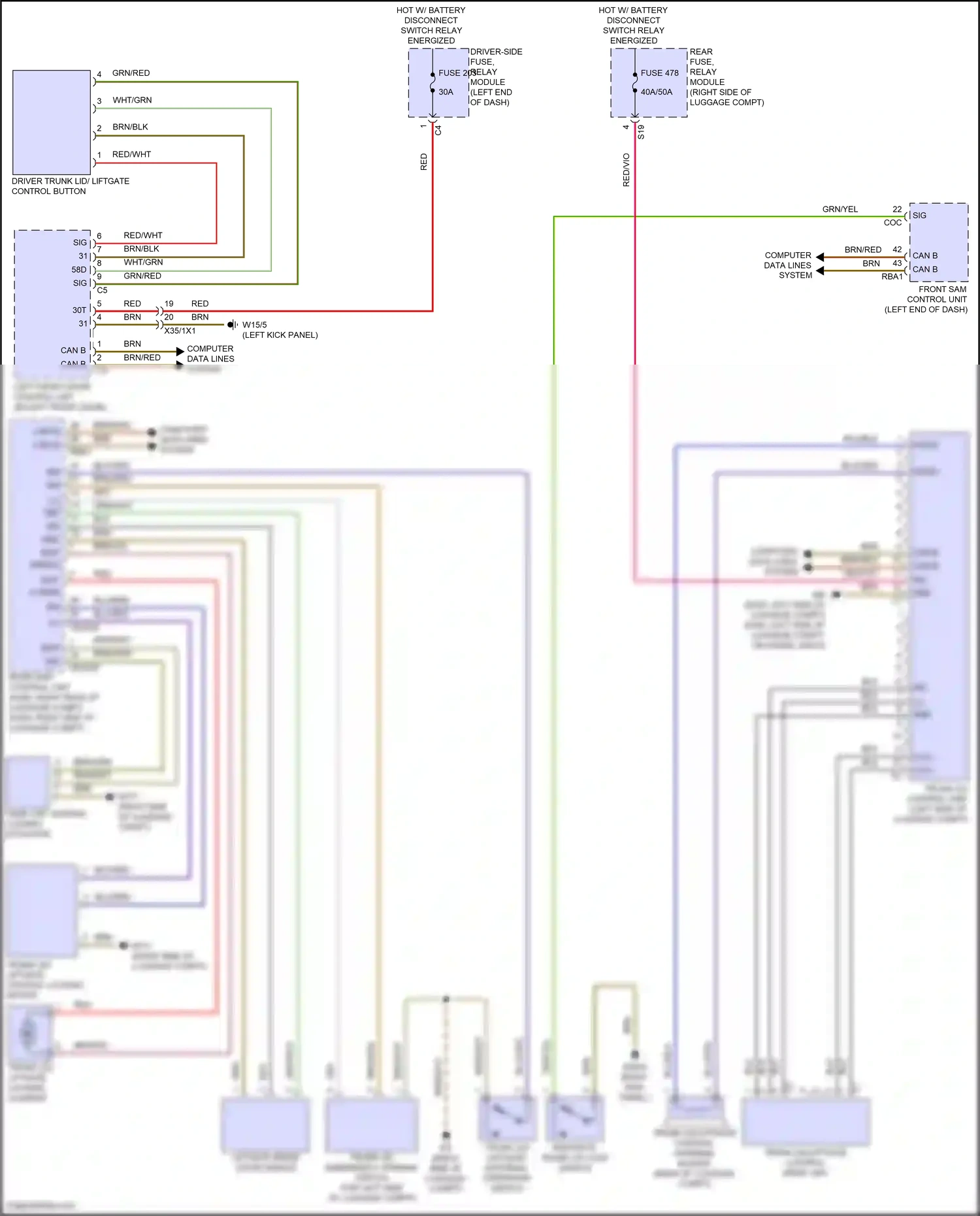 Wiring diagram computer data lines system for Mercedes-Benz E-class W214/S214 (2023-2024) (181 of 275)