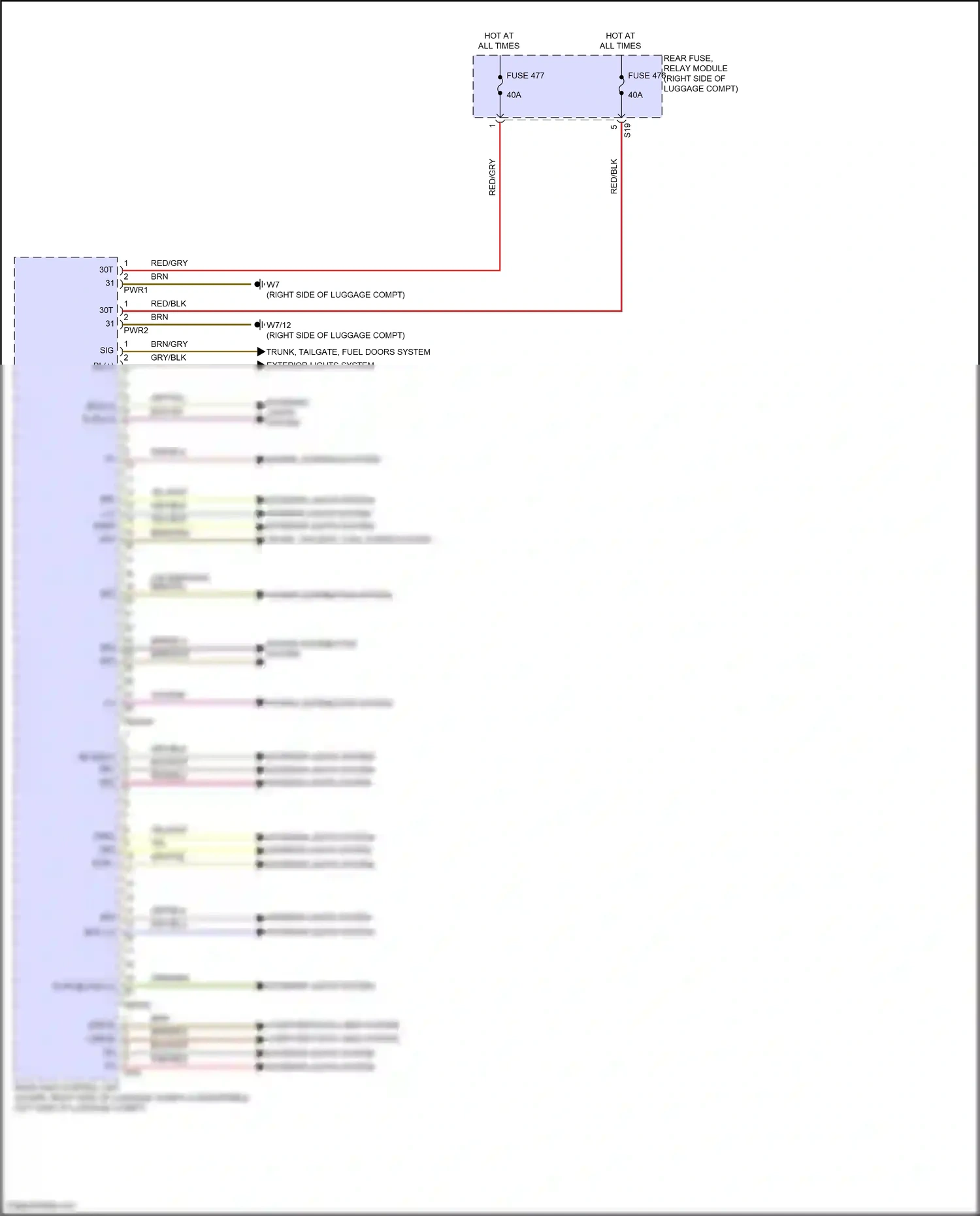 Wiring diagram engine controls system for Mercedes-Benz E-class W214/S214 (2023-2024) (7 of 10)