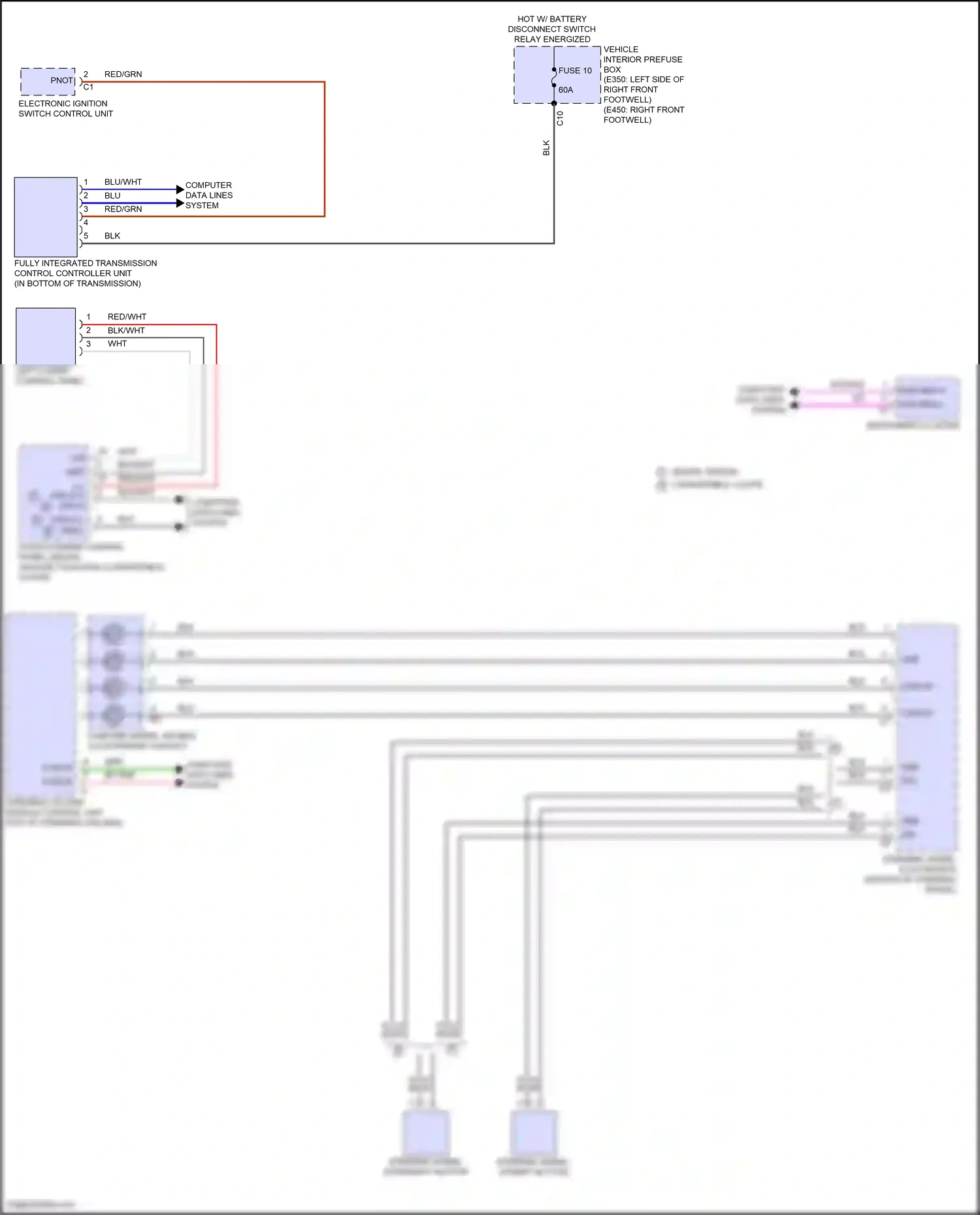 Wiring diagram flex-e bp pnk flex-e bm for Mercedes-Benz E-class W214/S214 (2023-2024) (10 of 11)