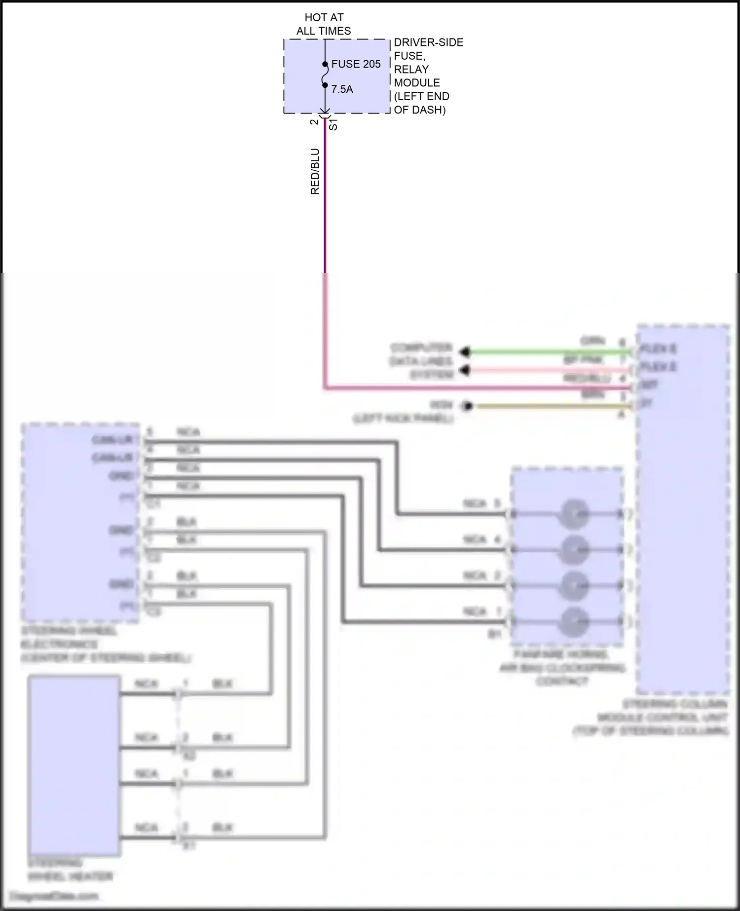 Wiring diagram flex-e bp pnk flex-e bm for Mercedes-Benz E-class W214/S214 (2023-2024) (1 of 11)