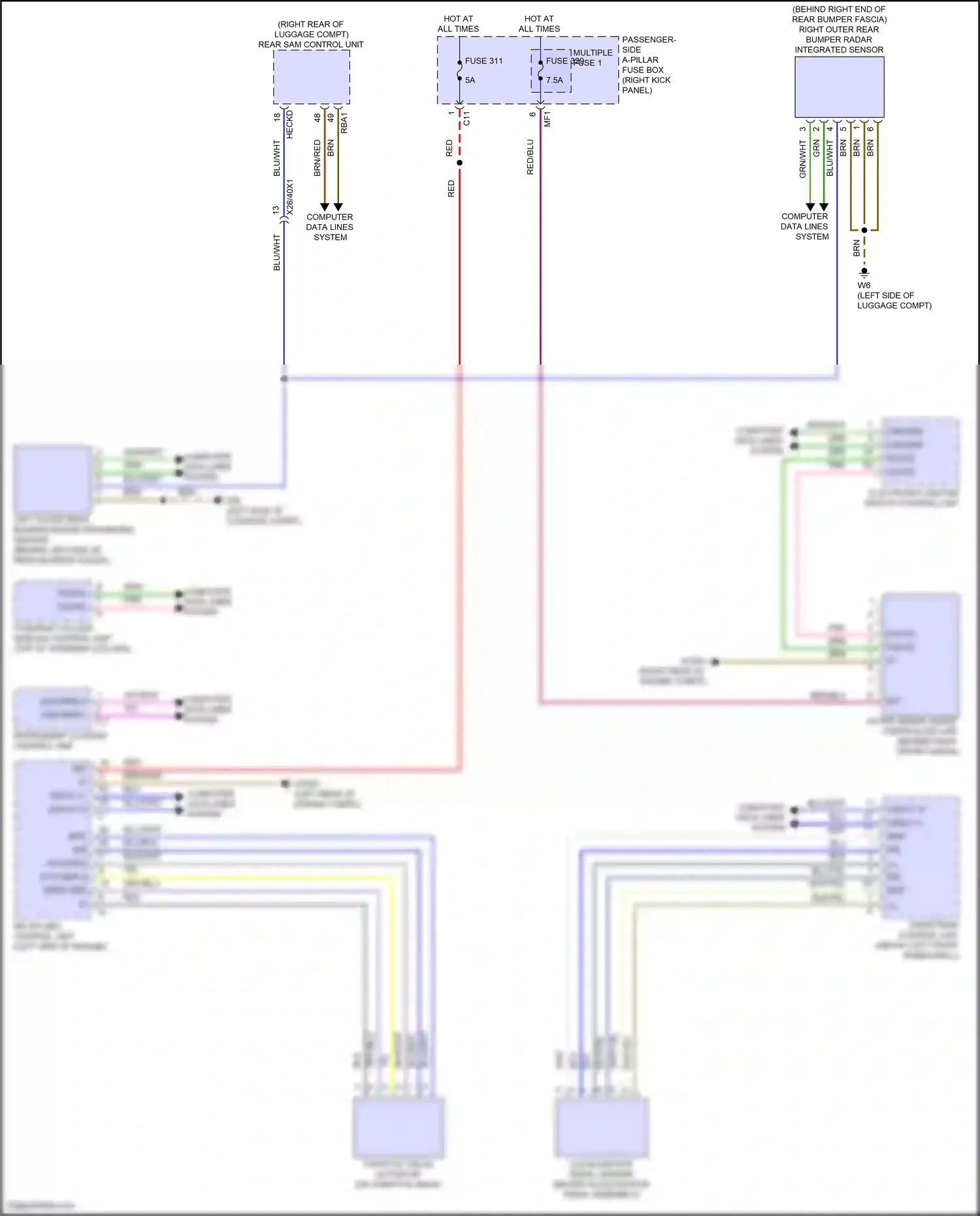 Wiring diagram flex-e bp for Mercedes-Benz E-class W214/S214 (2023-2024) (4 of 51)