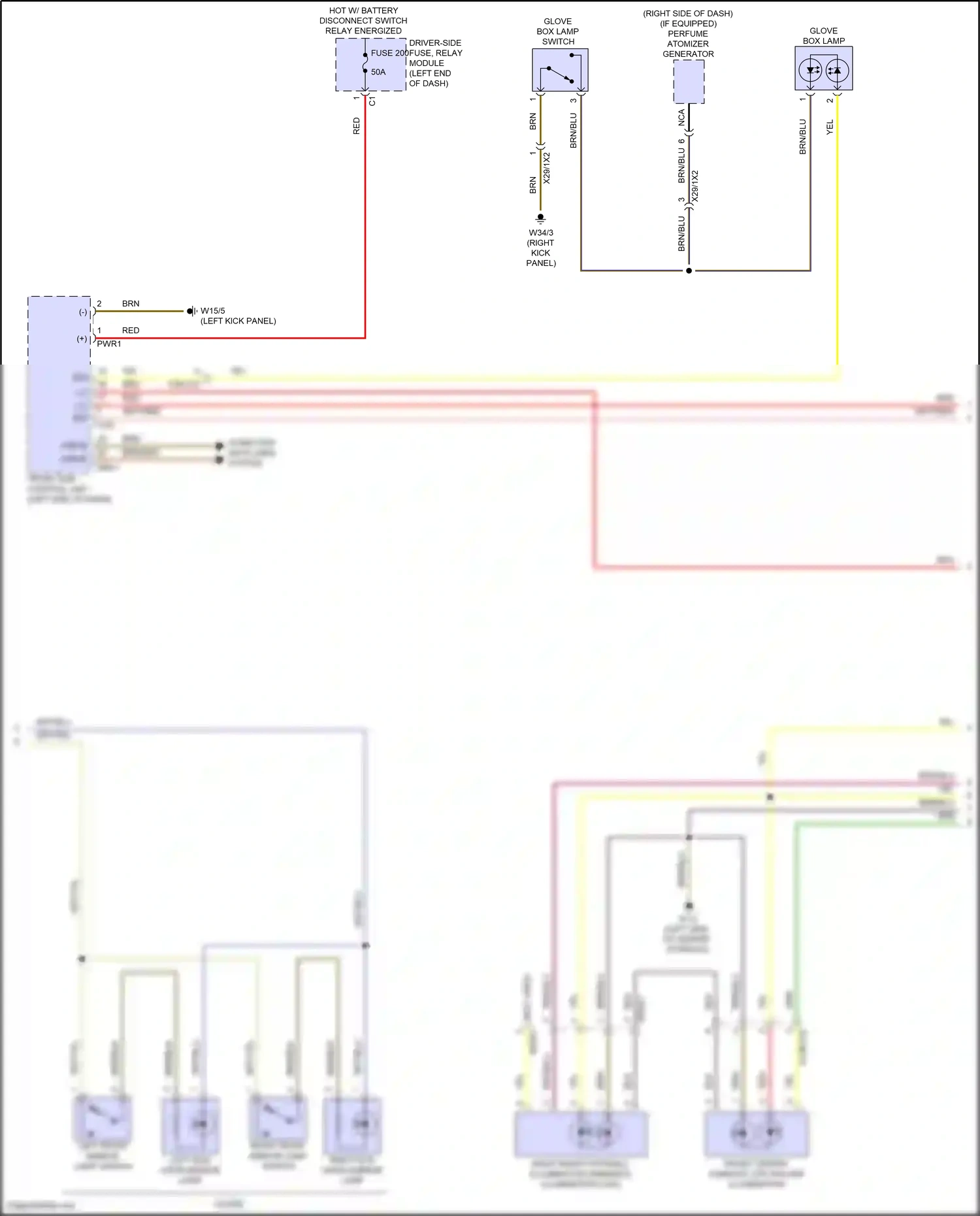 Wiring diagram front sam control unit for Mercedes-Benz E-class W214/S214 (2023-2024) (52 of 64)