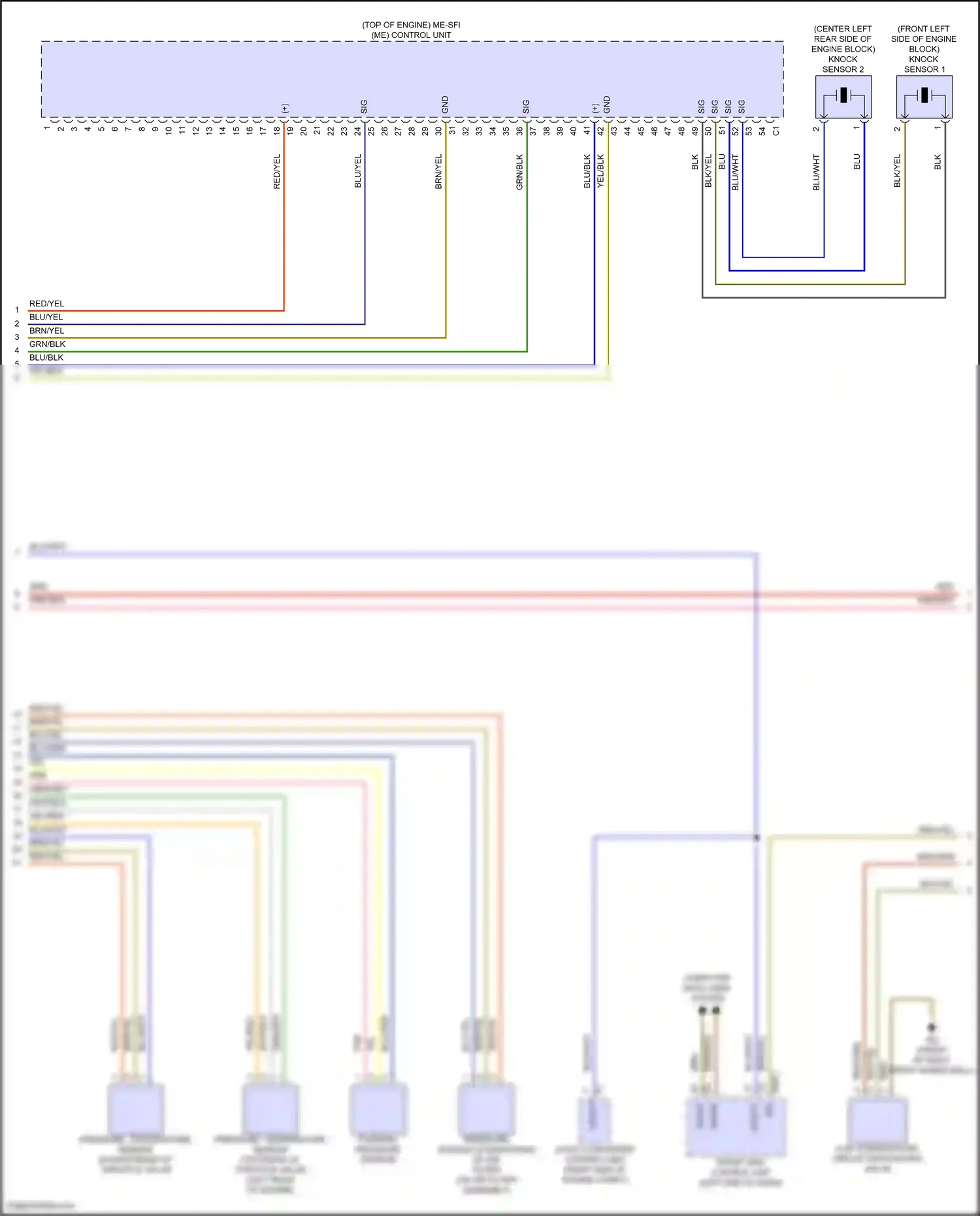 Wiring diagram front sam control unit for Mercedes-Benz E-class W214/S214 (2023-2024) (64 of 64)