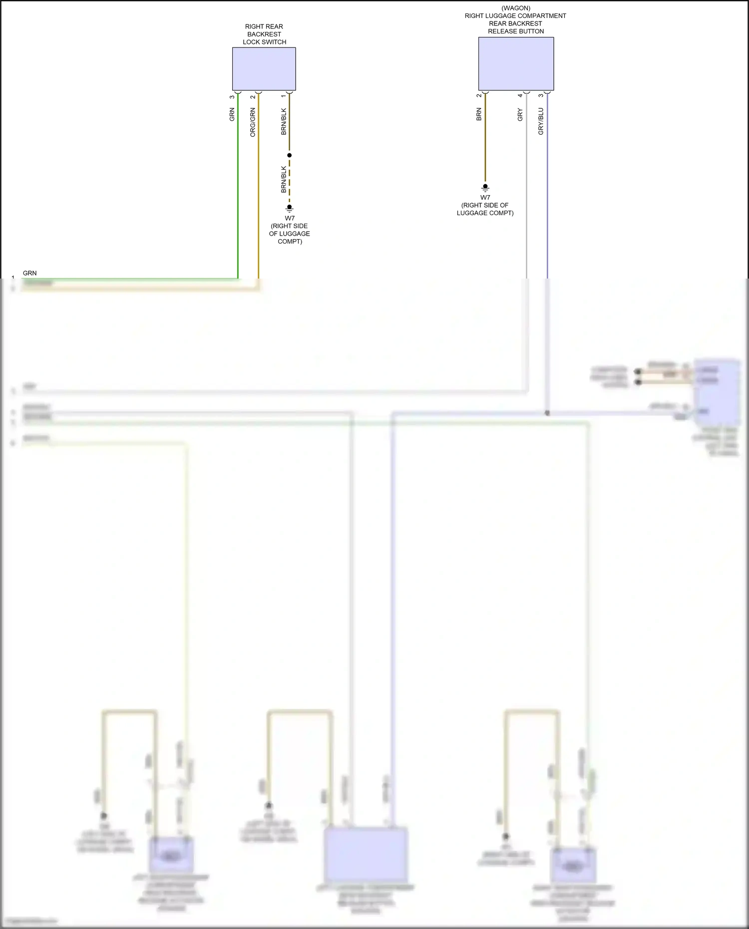 Wiring diagram front sam control unit for Mercedes-Benz E-class W214/S214 (2023-2024) (7 of 64)