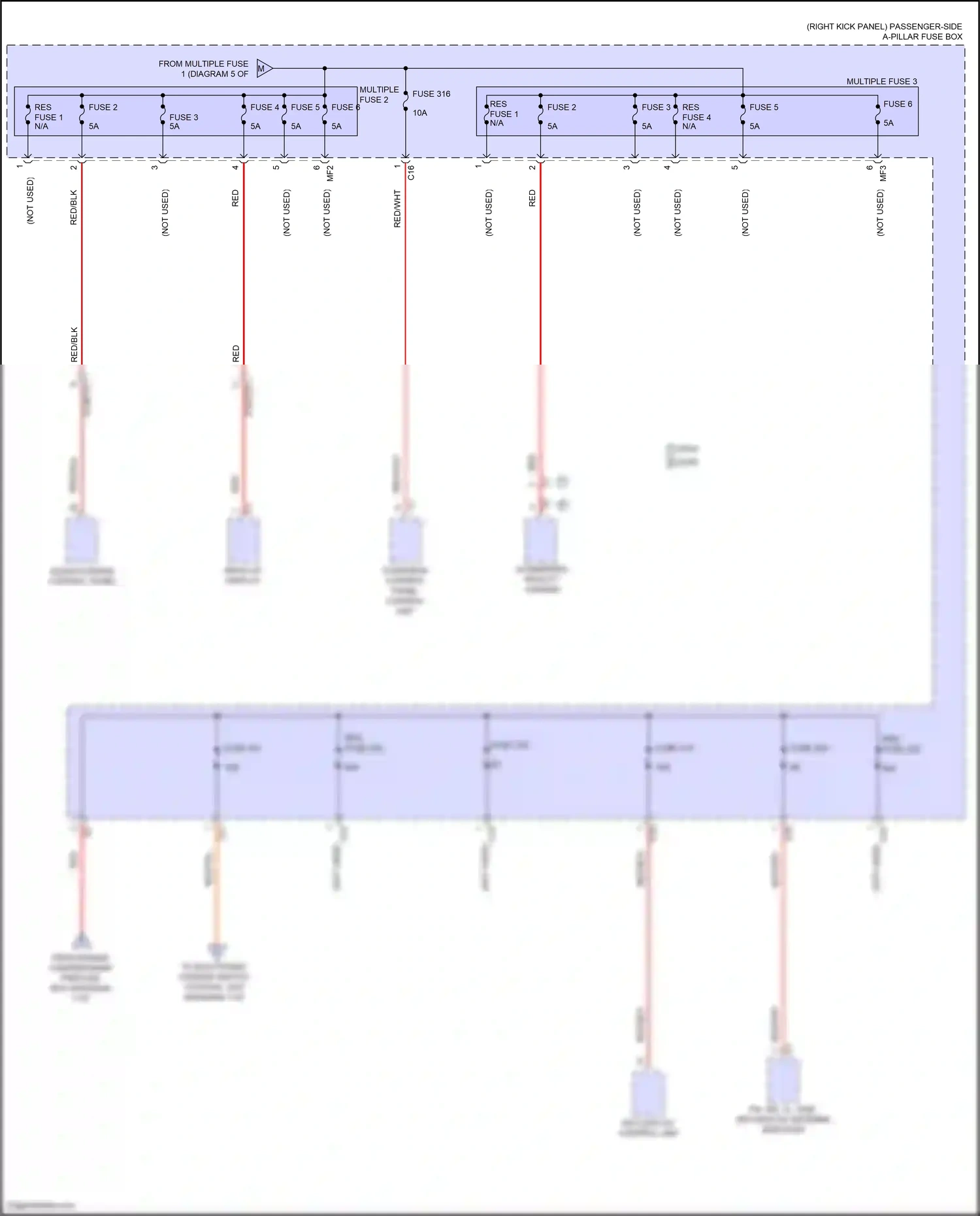 Wiring diagram overhead control panel control unit for Mercedes-Benz E-class W214/S214 (2023-2024) (20 of 34)