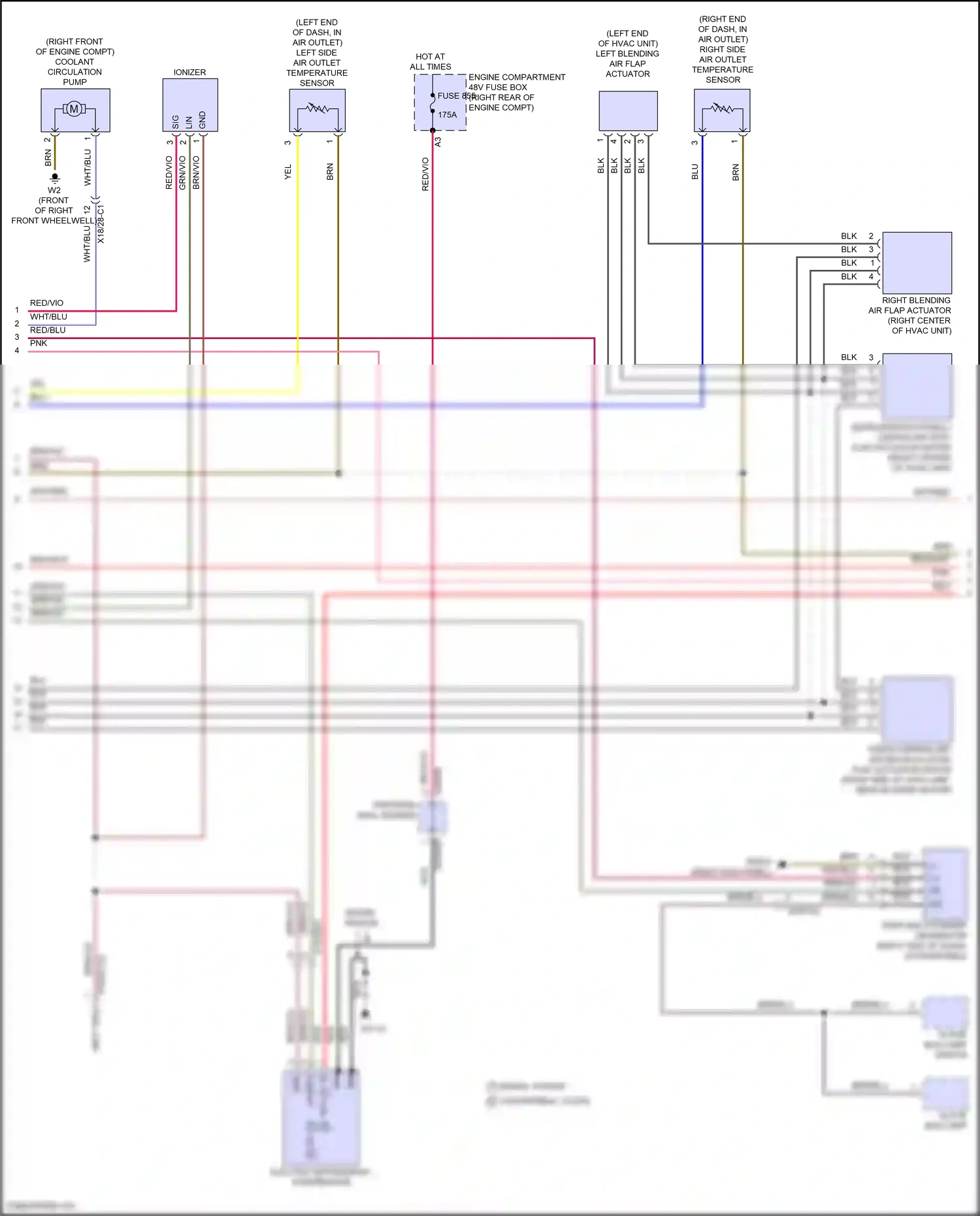 Wiring diagram perfume atomizer generator for Mercedes-Benz E-class W214/S214 (2023-2024) (1 of 8)