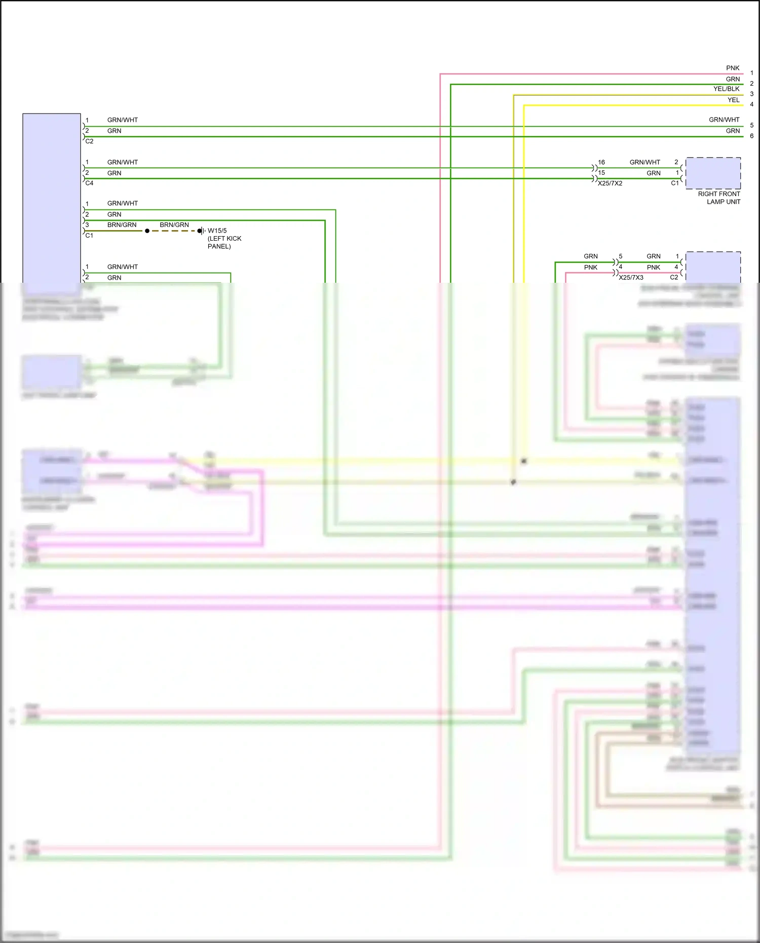 Wiring diagram stereo multi-function camera for Mercedes-Benz E-class W214/S214 (2023-2024) (7 of 15)