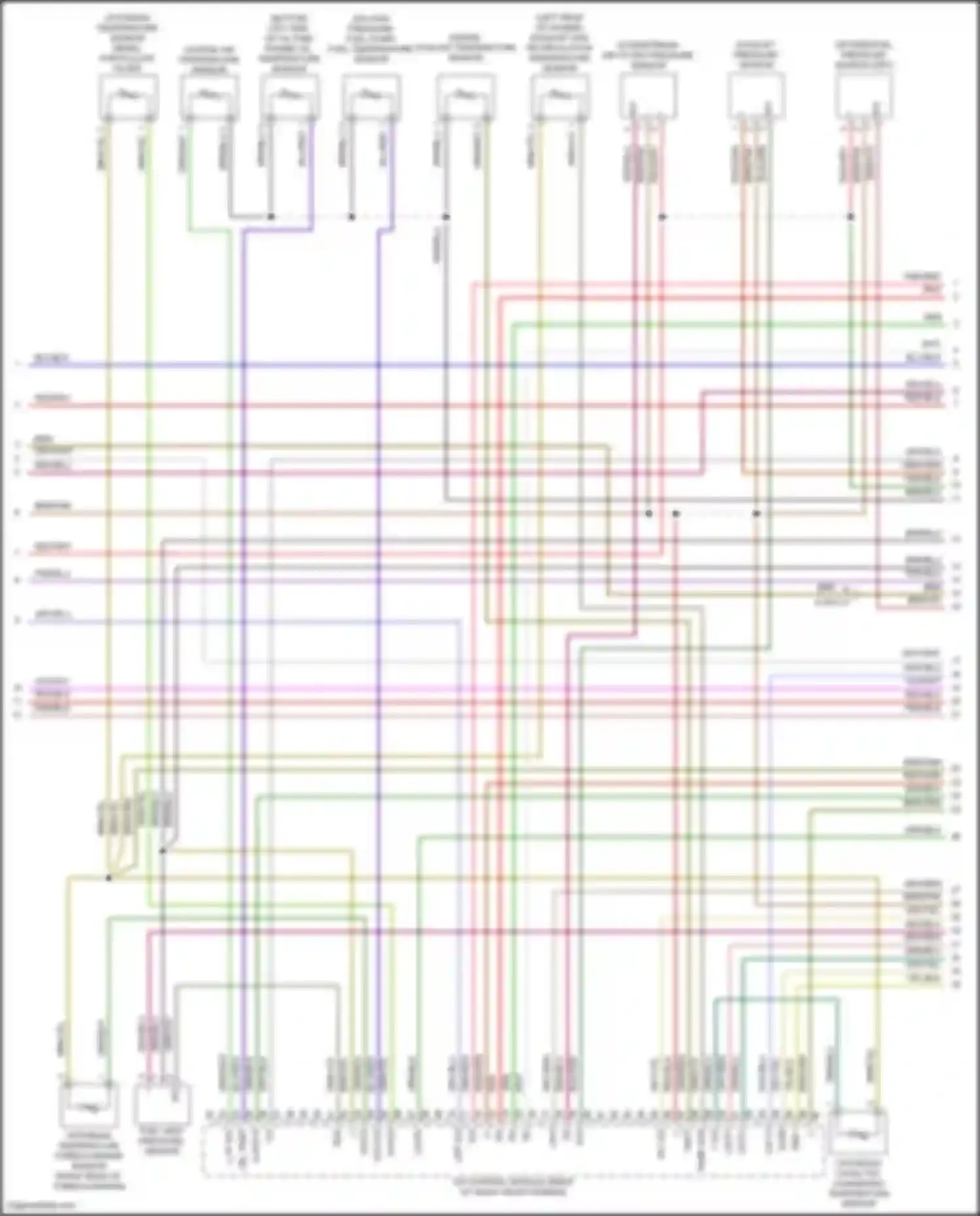 GL-class Mercedes-Benz X166 (2012-2016): Wiring diagram engine performance 3.0l turbo diesel (6 of 9)