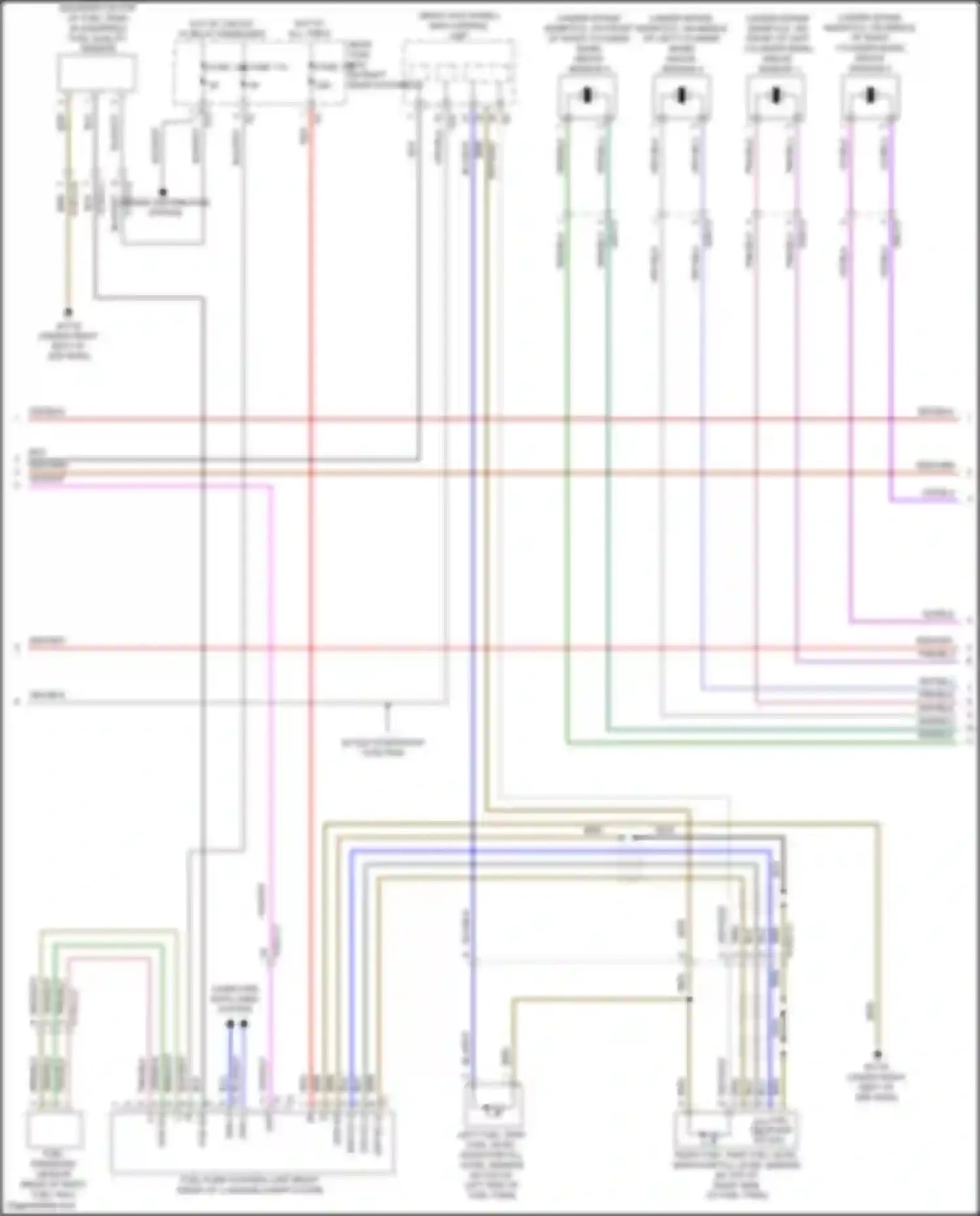 GL-class Mercedes-Benz X166 (2012-2016): Wiring diagram engine performance 4.6l turbo (2 of 6)