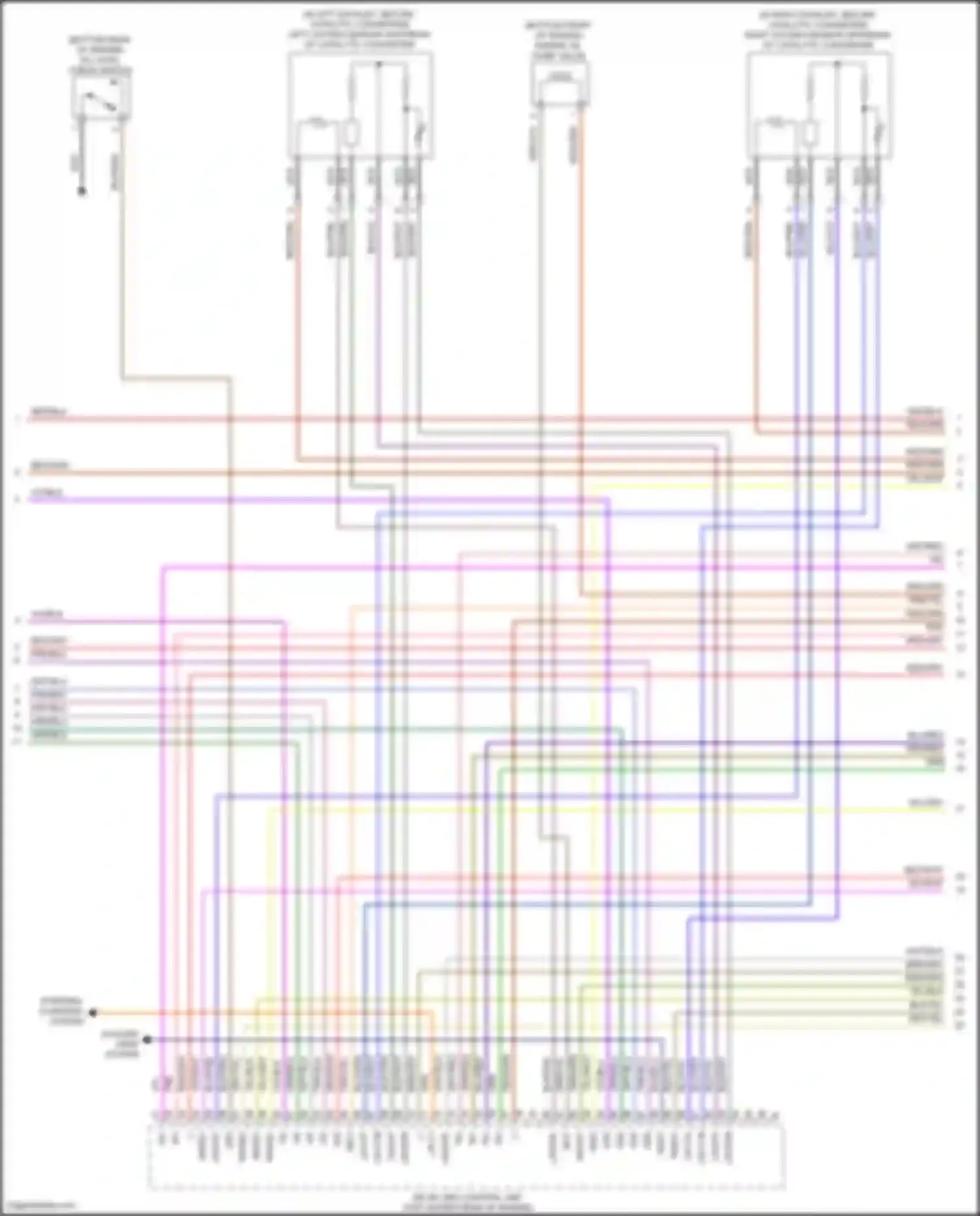GL-class Mercedes-Benz X166 (2012-2016): Wiring diagram engine performance 4.6l turbo (3 of 6)